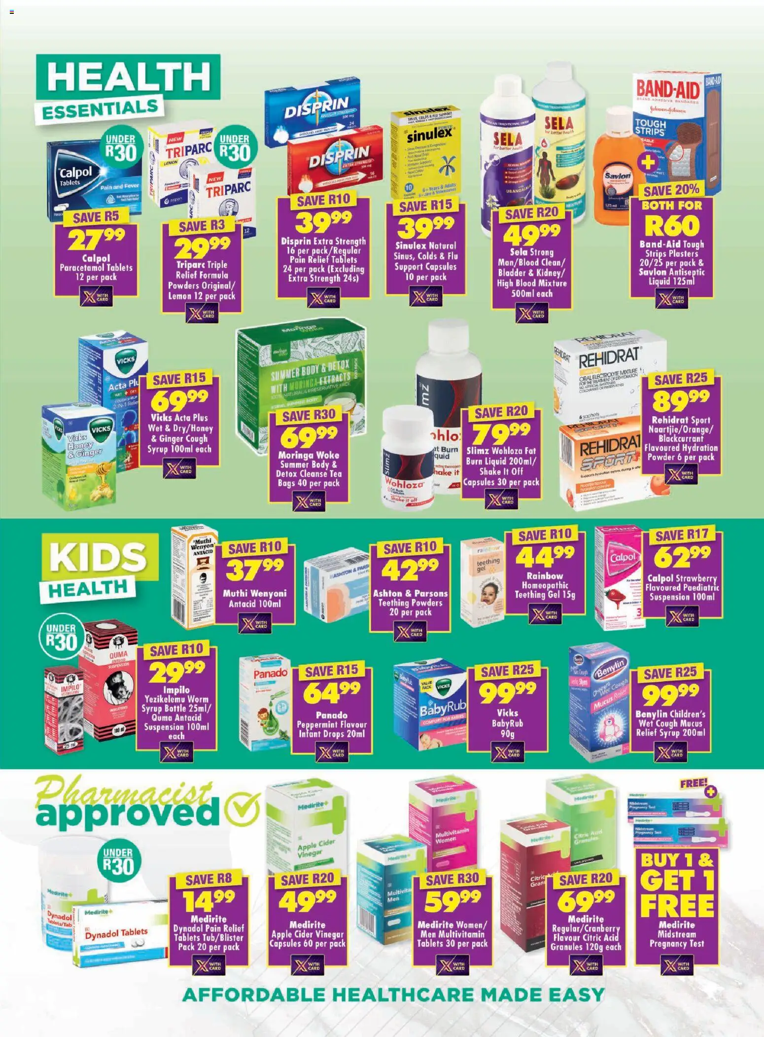 New Shoprite catalogue – valid from 19.01.2026 | Page: 3 | Products: Powder, Adhesive, Tea, Preservative