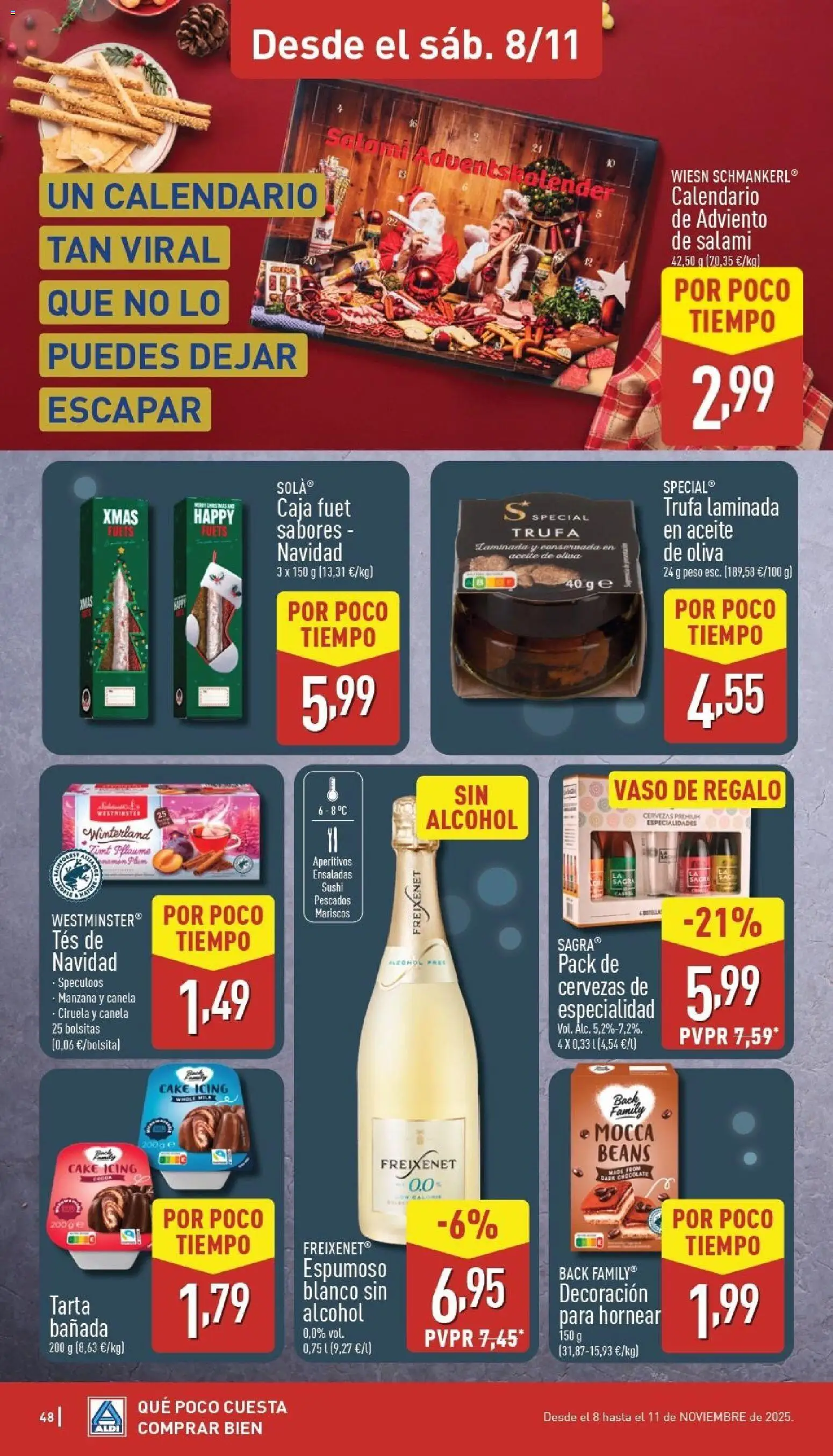 Aldi folleto Península │ válido desde el 03.11.2025 | Página: 48 | Productos: Aceite, Manzana, Salami, Caja