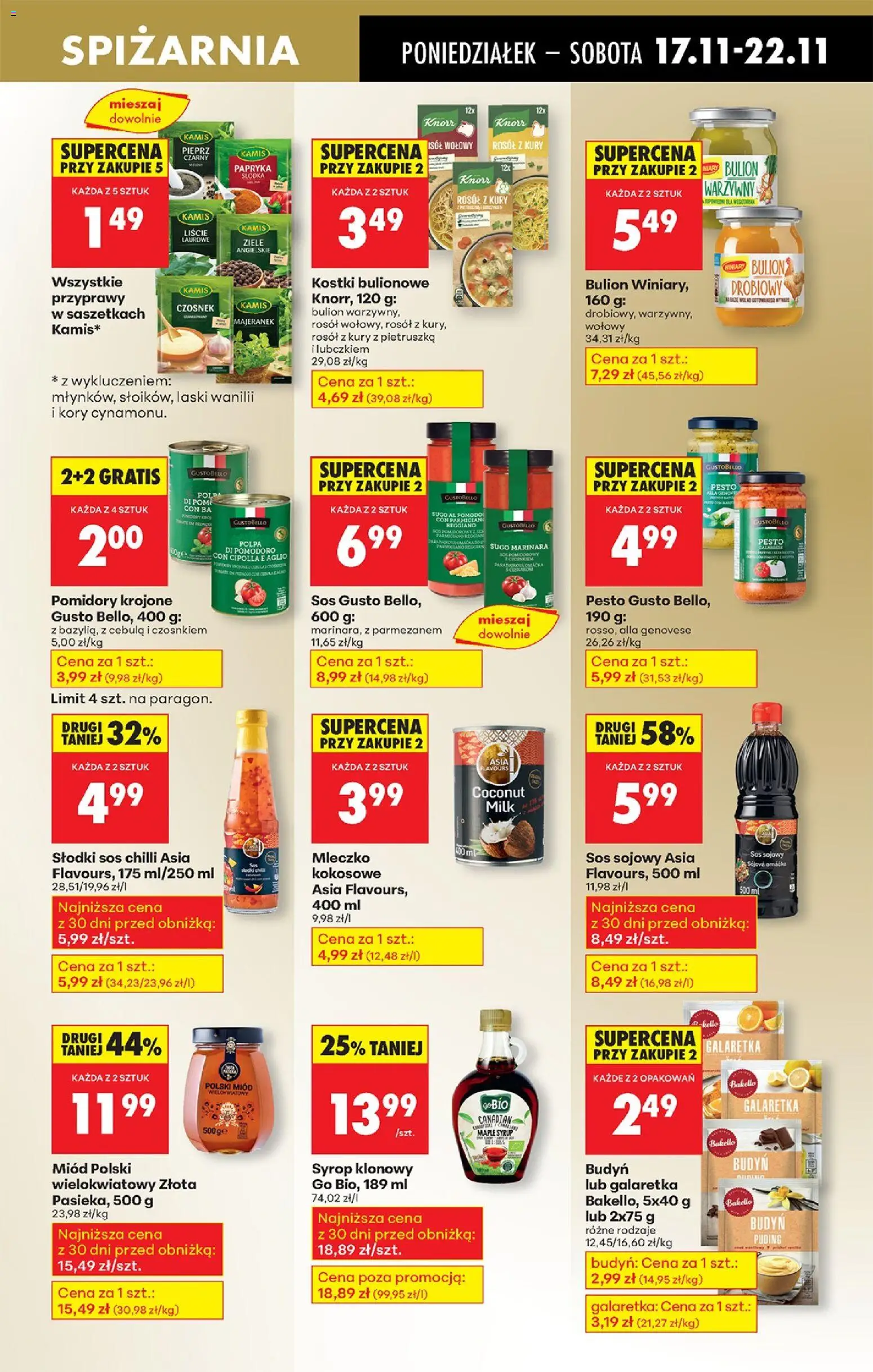 Biedronka gazetka od 17.11.2025 | Strona: 49 | Produkty: Czosnek, Majeranek, Pomidory, Przyprawy