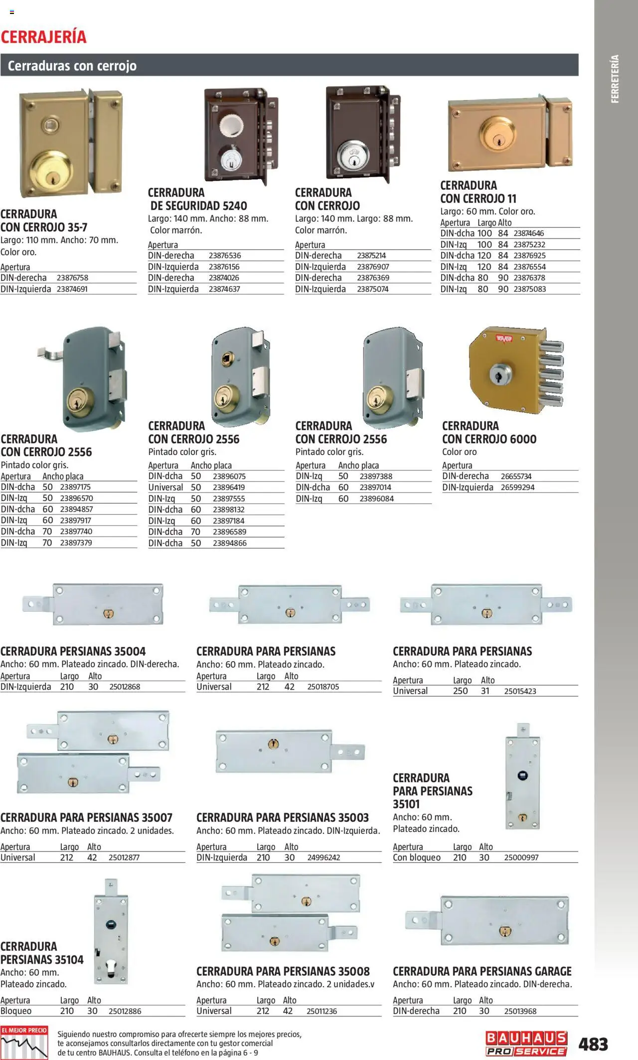 Bauhaus - ProService  │ válido desde el 24.02.2025 | Página: 483 | Productos: Té, Teléfono