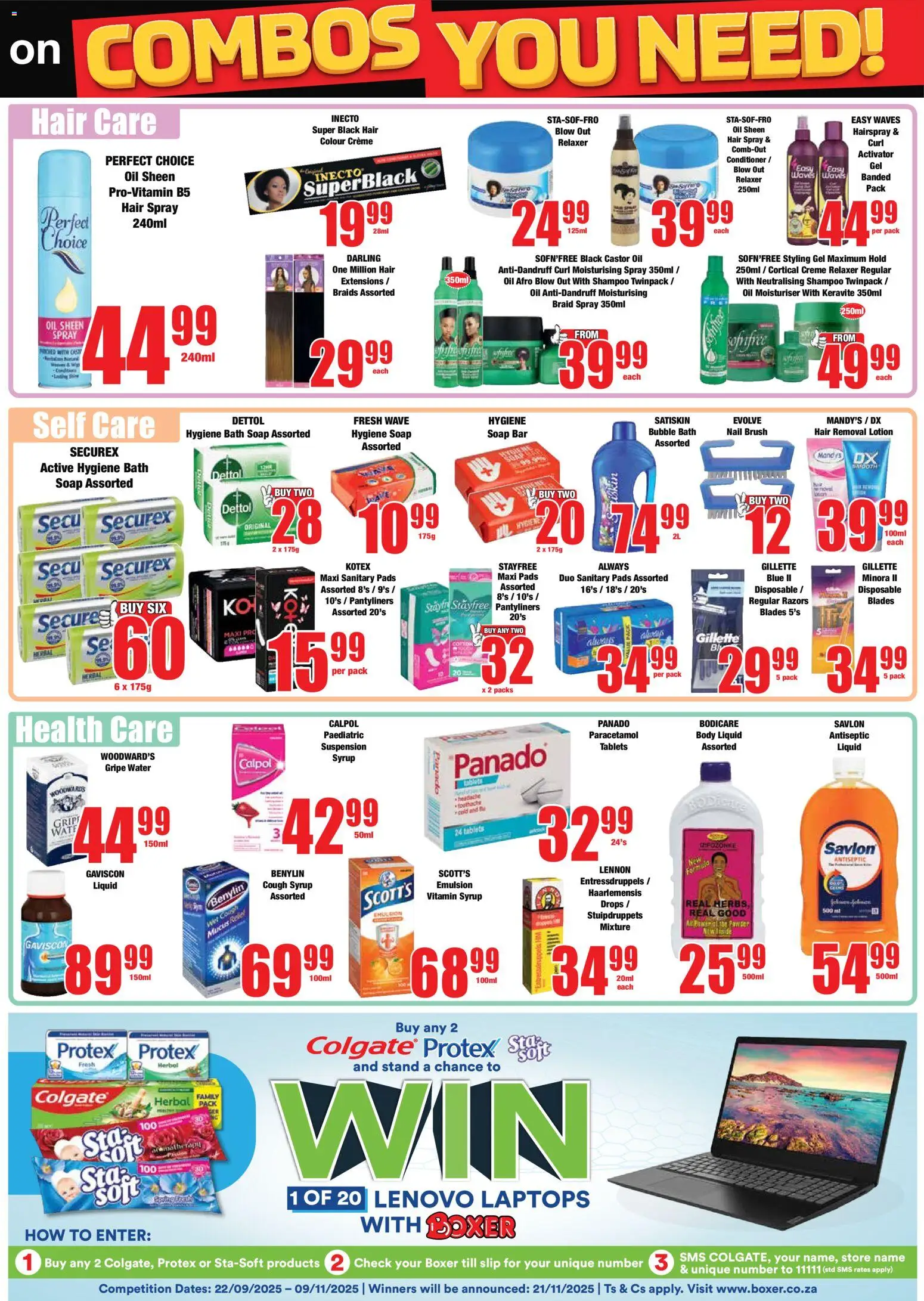 New Boxer catalogue – valid from 23.10.2025 | Page: 7 | Products: Dates, Shampoo, Hair spray, Razors