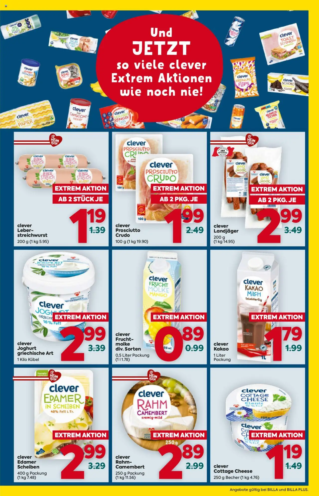 Billa Flugblatt - Salzburg gültig ab 16.10.2025 | Seite: 5 | Produkte: Mango, Папионка, Milch, Bananen