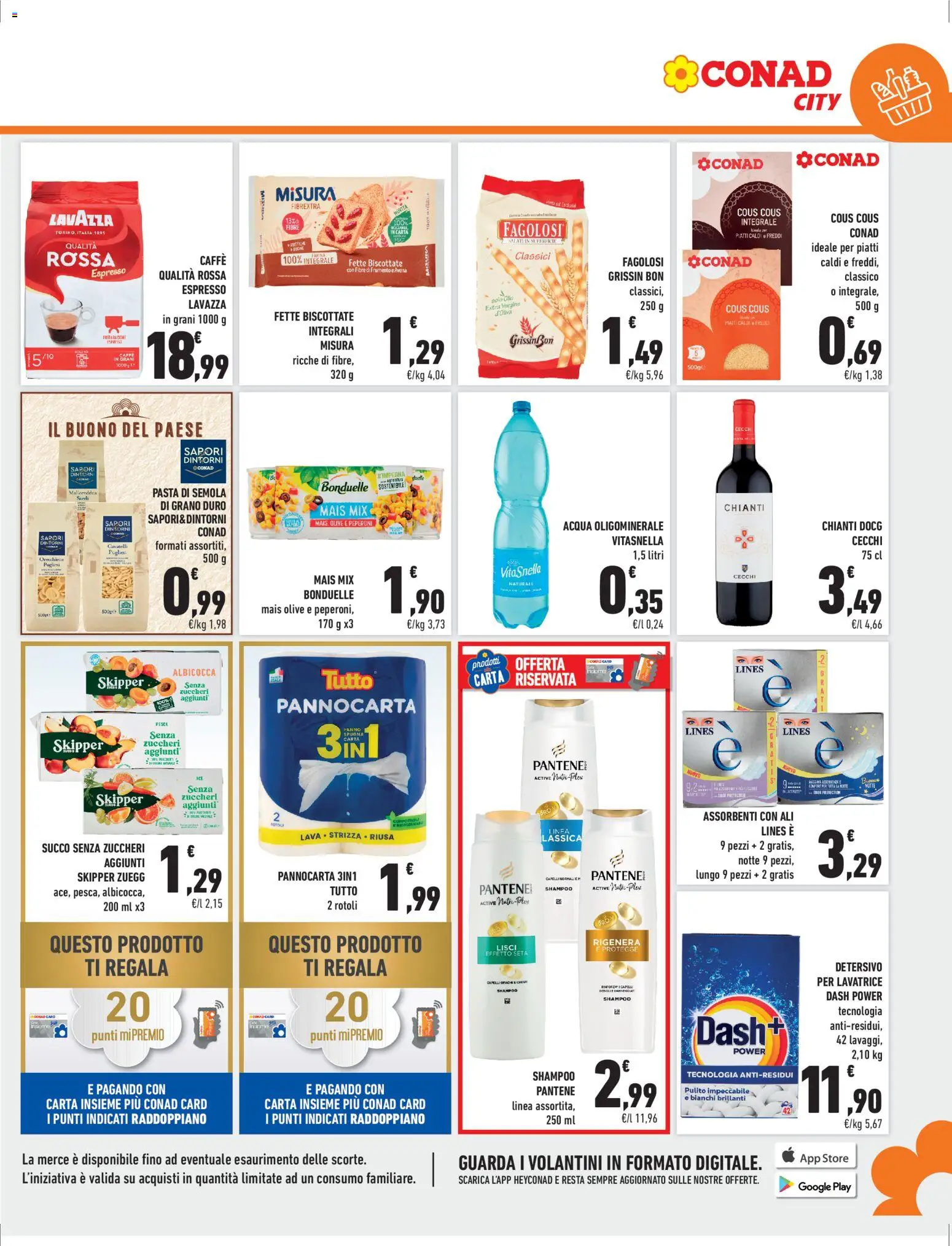 Volantino Conad del 17.04.2026 | Pagina: 5 | Prodotti: Caffè, Pesca, Cous cous, Lavazza
