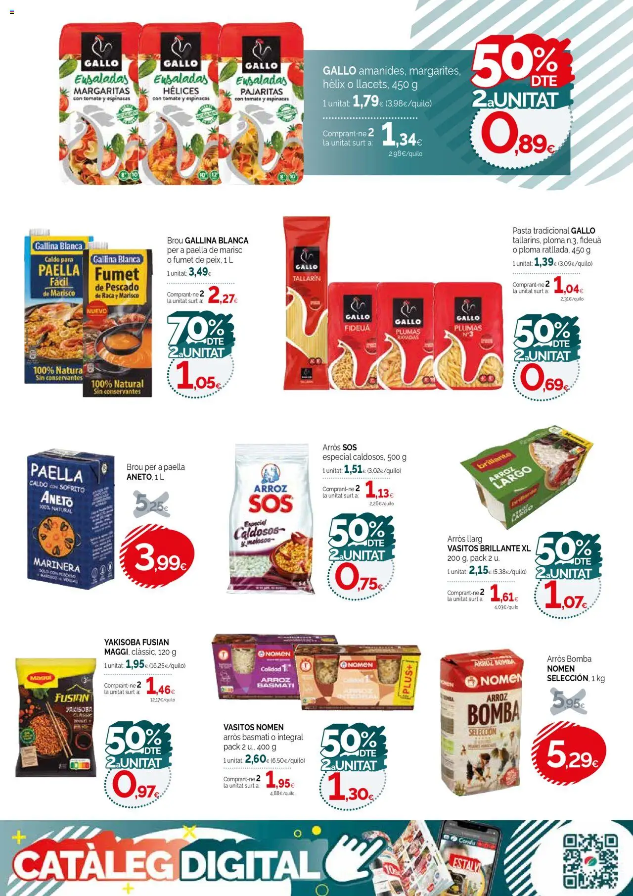 Condis folleto life │ válido desde el 20.08.2025 | Página: 13 | Productos: Arroz, Pescado, Πορσελάνη, Pasta