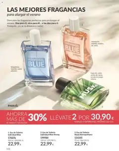 Eau de Toilette Individual Blue, Eau de Toilette Individual Blue 100 ml with bergamot, lavender, suave almizcle. │ válido desde el 01.09.2025 | Página: 112 | Productos: Eau de toilette, Aceite