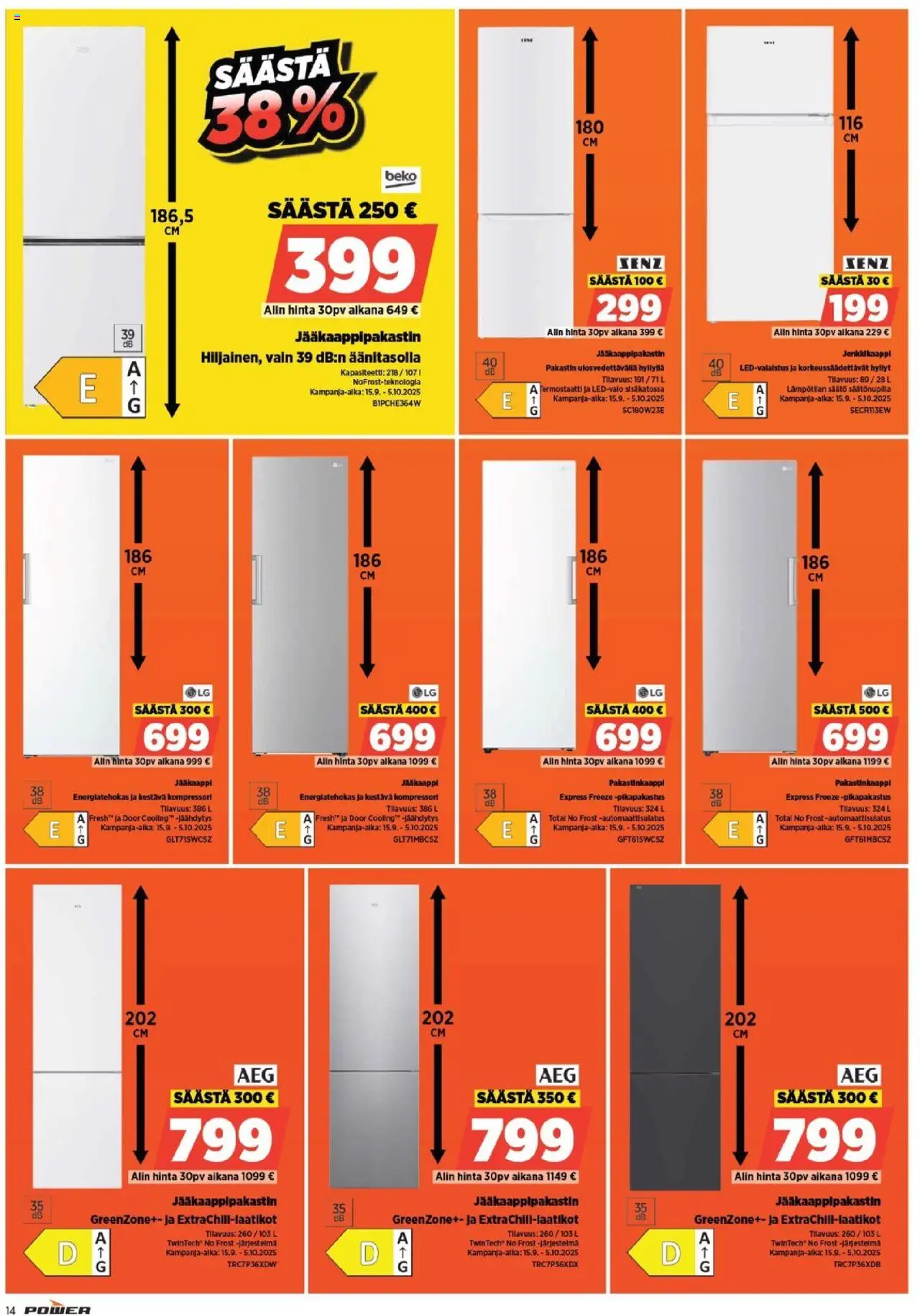 Power tarjoukset – voimassa 15.09.2025 alkaen | Sivu: 14
