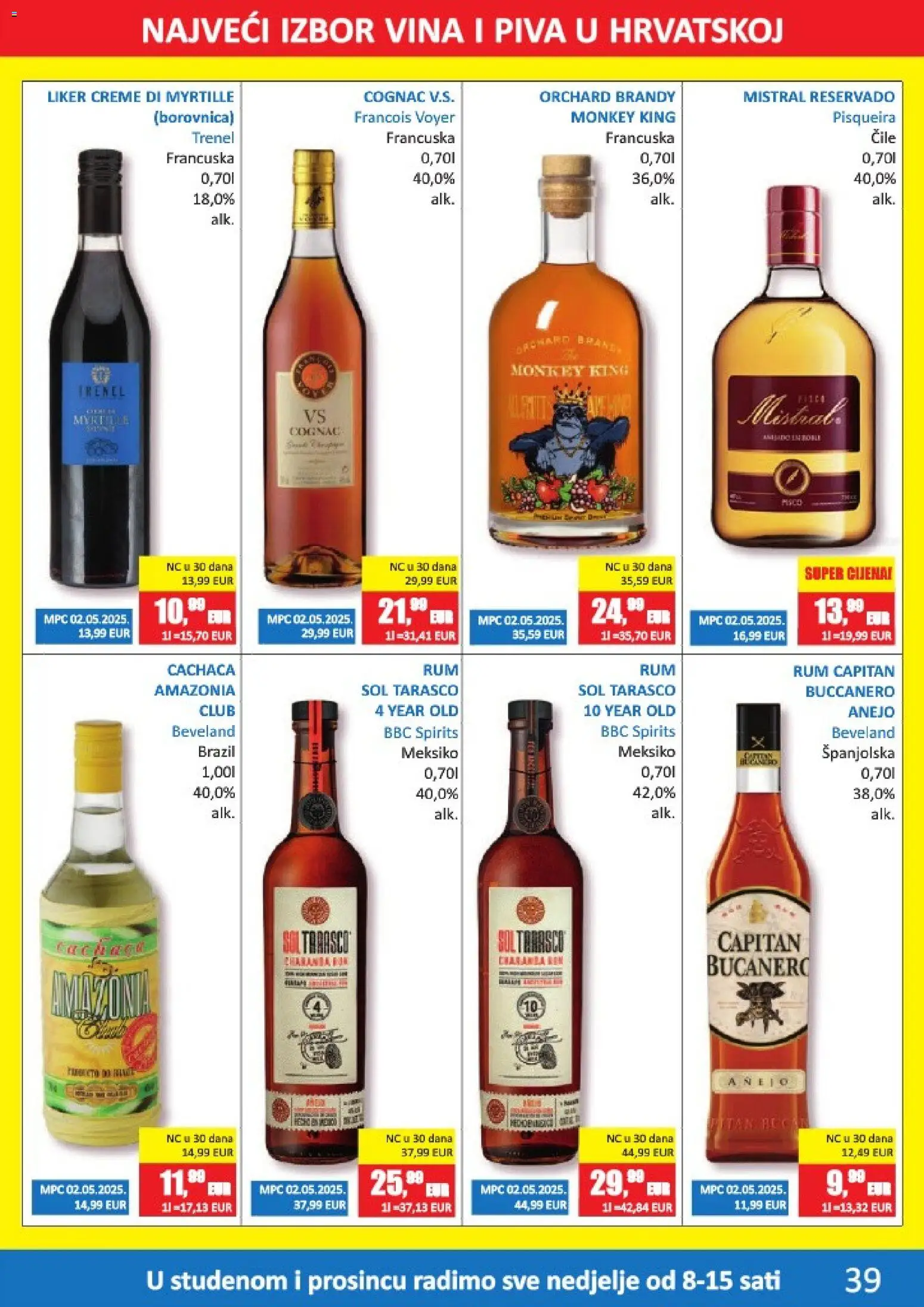 Vrutak katalog | vrijedi od 10.11.2025 | Stranica: 39 | Proizvodi: Sol, Liker, Rum, Borovnica