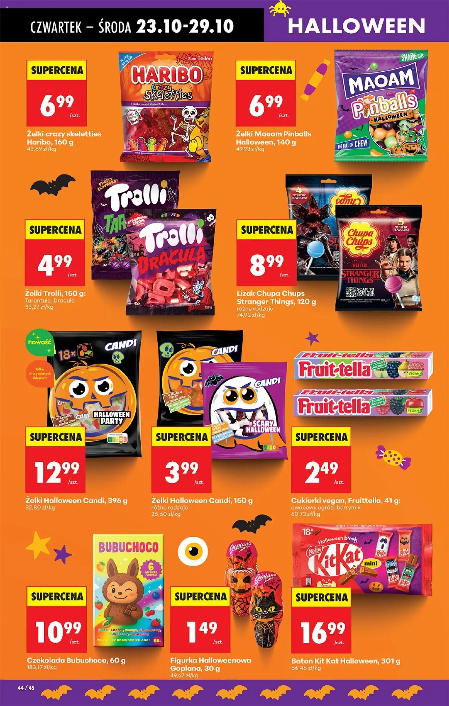Biedronka gazetka - Oferta w tym tygodniu od 23.10.2025 | Strona: 58 | Produkty: Lizak Chupa Chups, Baton, Czekolada, Cukierki