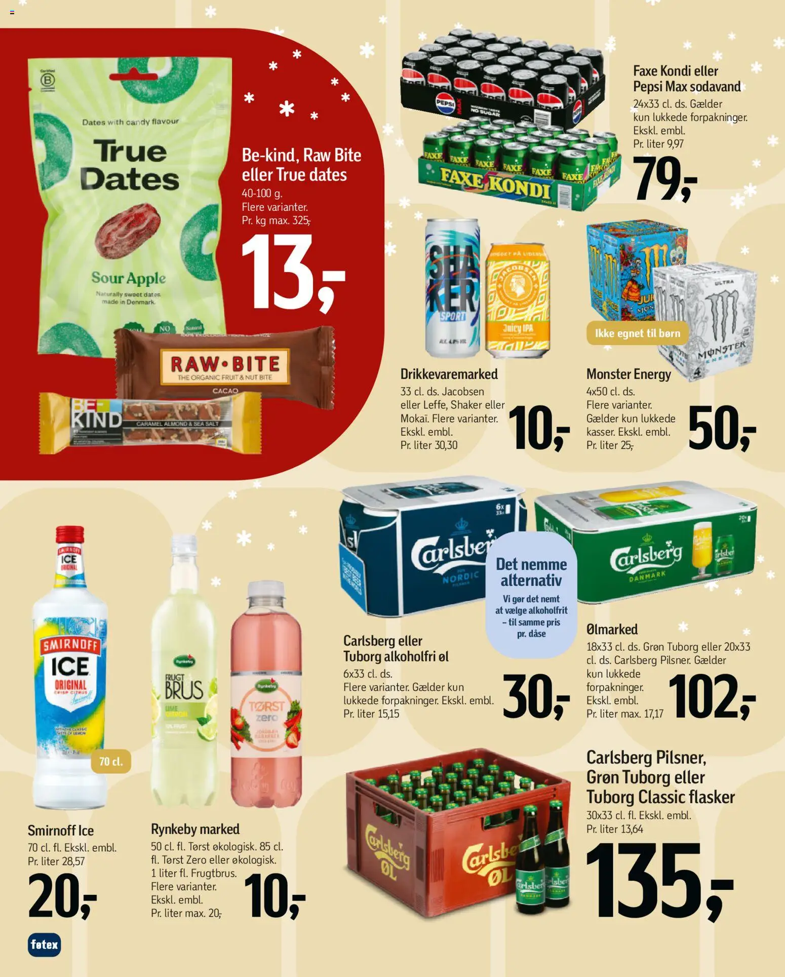 Føtex tilbudsavis – gyldig fra 12.12.2025 | Side: 44 | Produkter: Øl, Salt, Faxe Kondi, Pepsi