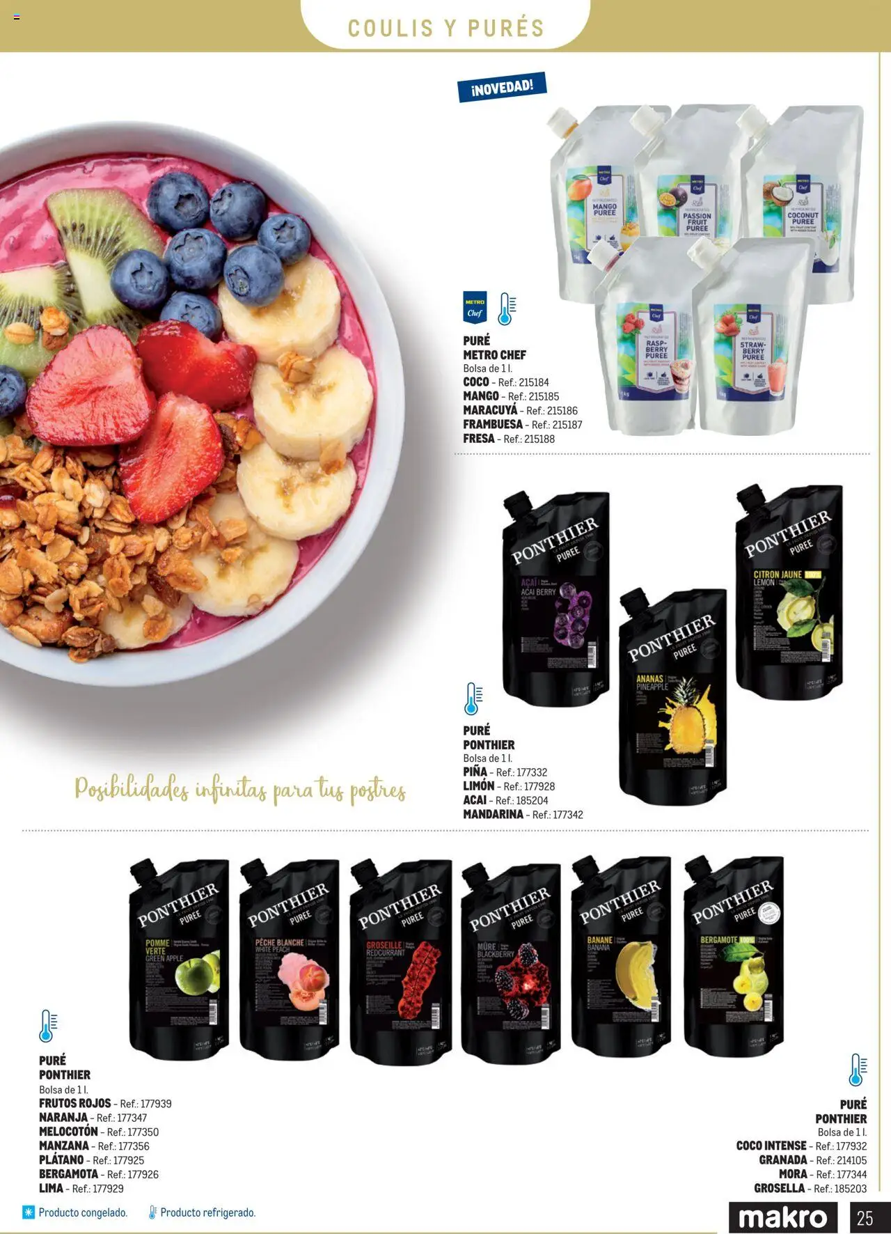 Makro - Especial Postres │ válido desde el 04.03.2025 | Página: 25 | Productos: Piña, Manzana, Apple, Bolsa