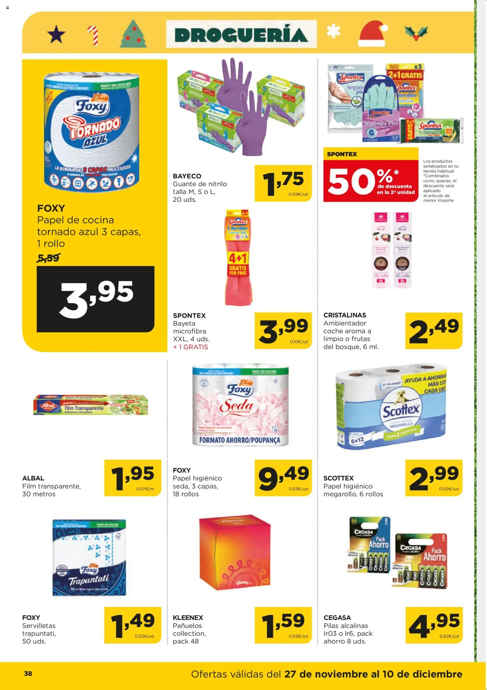 Alimerka folleto Castilla y León │ válido desde el 27.11.2025 | Página: 38 | Productos: Papel higienico, Cocina