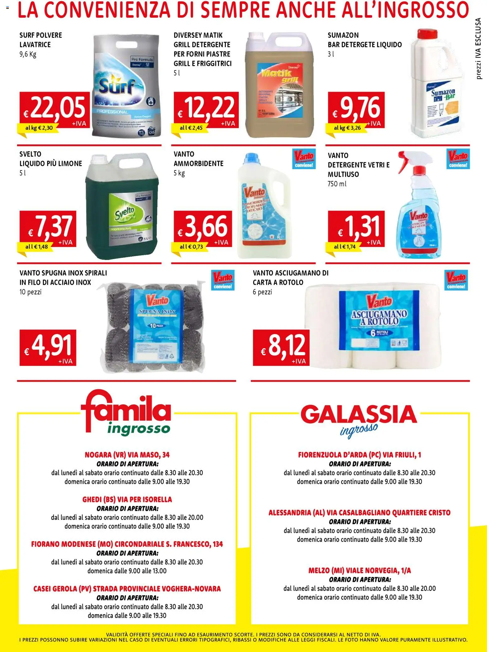 Volantino Galassia del 02.02.2026 | Pagina: 8 | Prodotti: Spugna, Limone, Lavatrice, PC