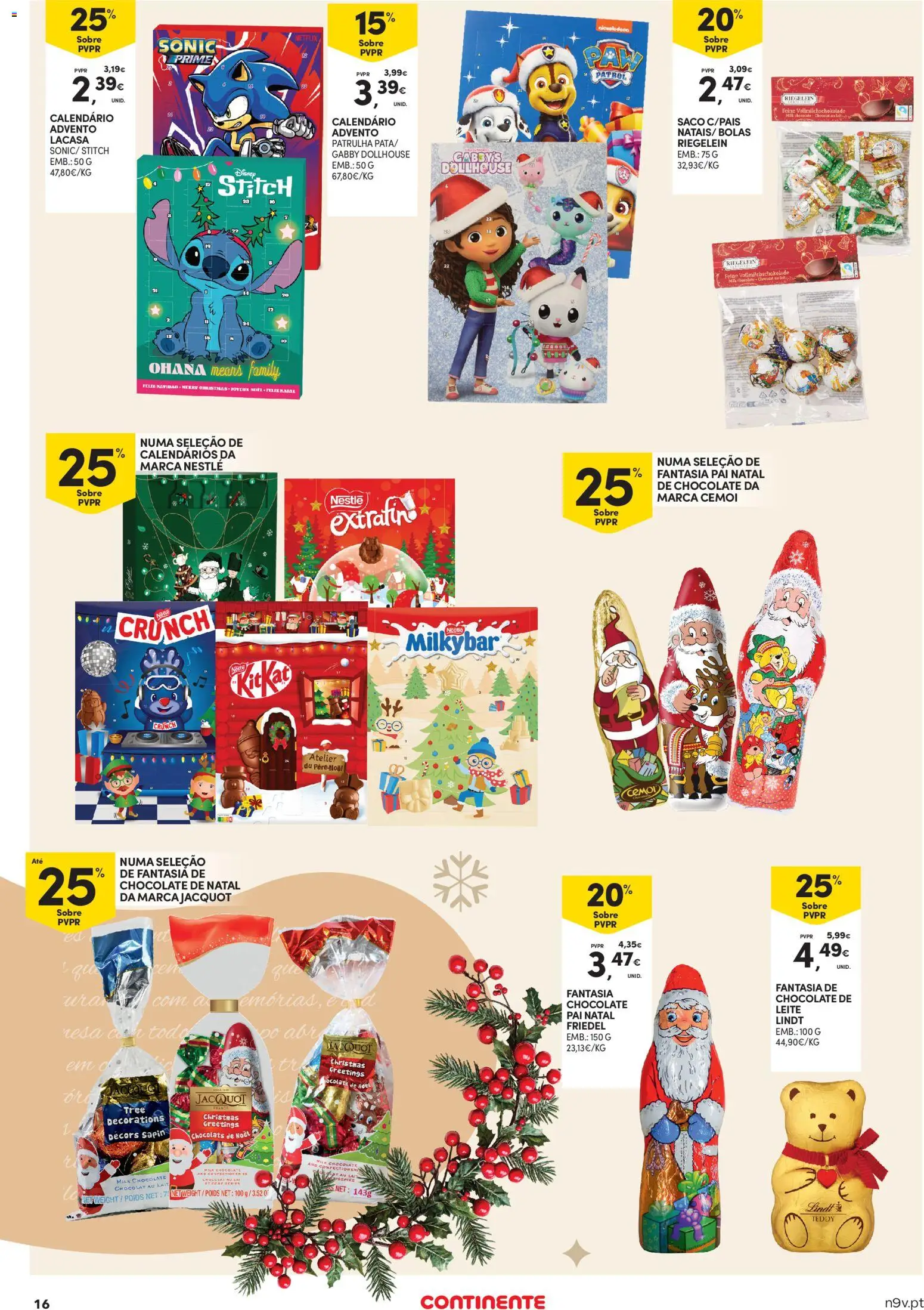 Continente - Açores │ válido de 13.11.2025 | Página: 16 | Produtos: Pó, Leite, Nestlé, Chocolate