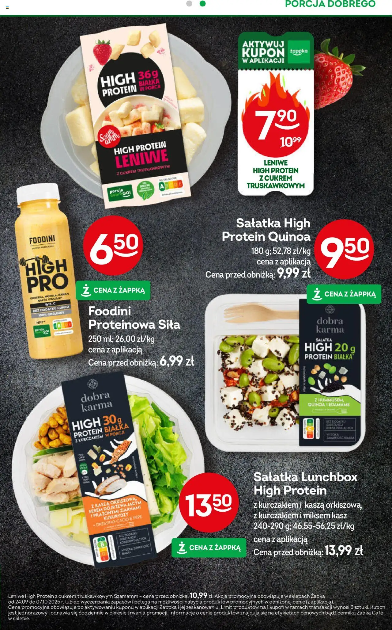 Żabka Gazetka od 24.09.2025 | Strona: 43 | Produkty: Sprite, Pesto, Baton, Pinsa