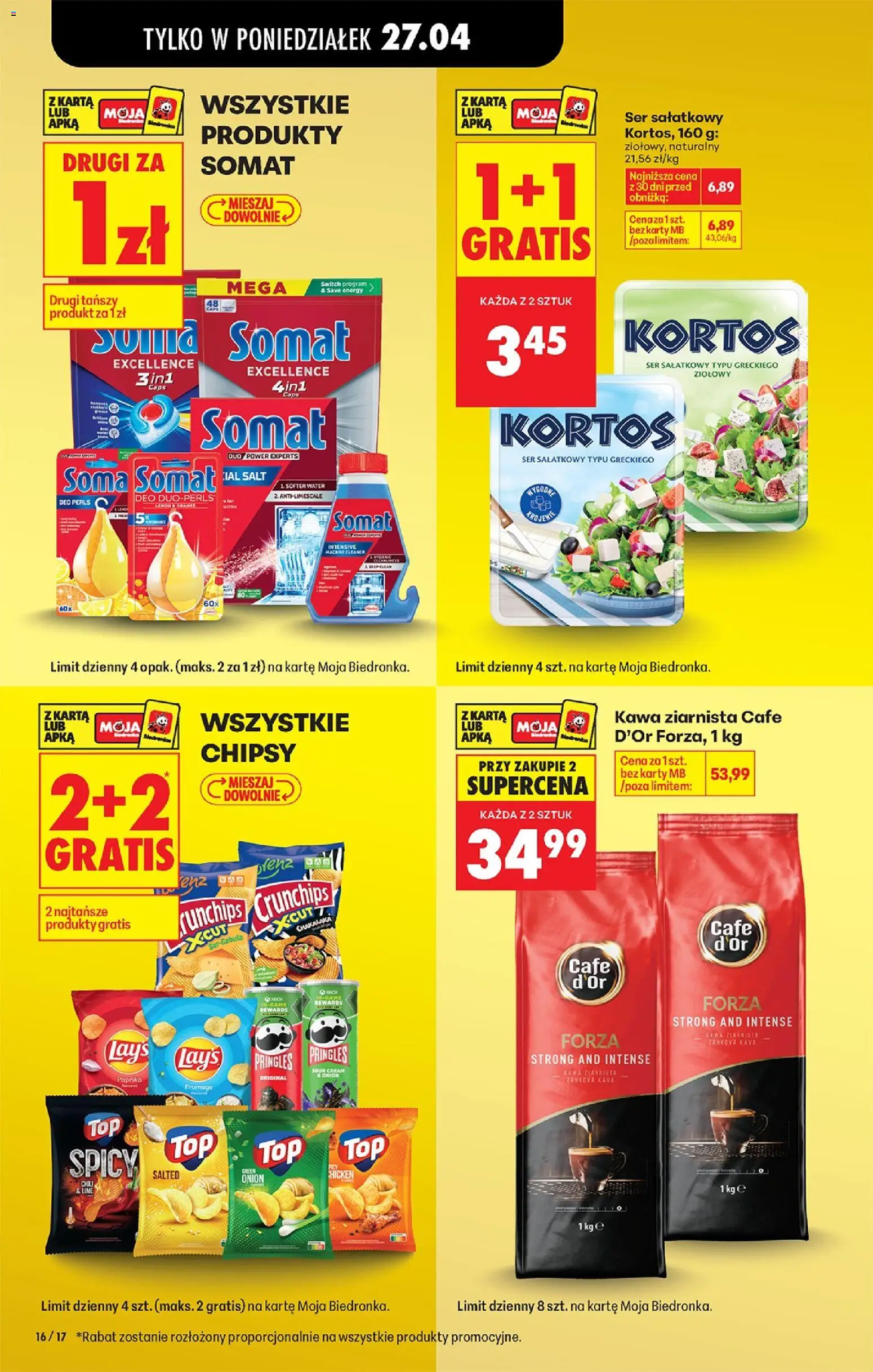 Biedronka Polsko leták od 27.04.2026 | Strana: 22 | Produkty: Paprika, Lay's, Karty, Somat