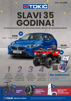 Tokić - Katalog - Pregled kataloga iz trgovine Tokić, vrijedi od 01.10.2025 | Stranica: 2 | Proizvodi: Bicikl, Pametni sat, Igraća konzola, Playstation