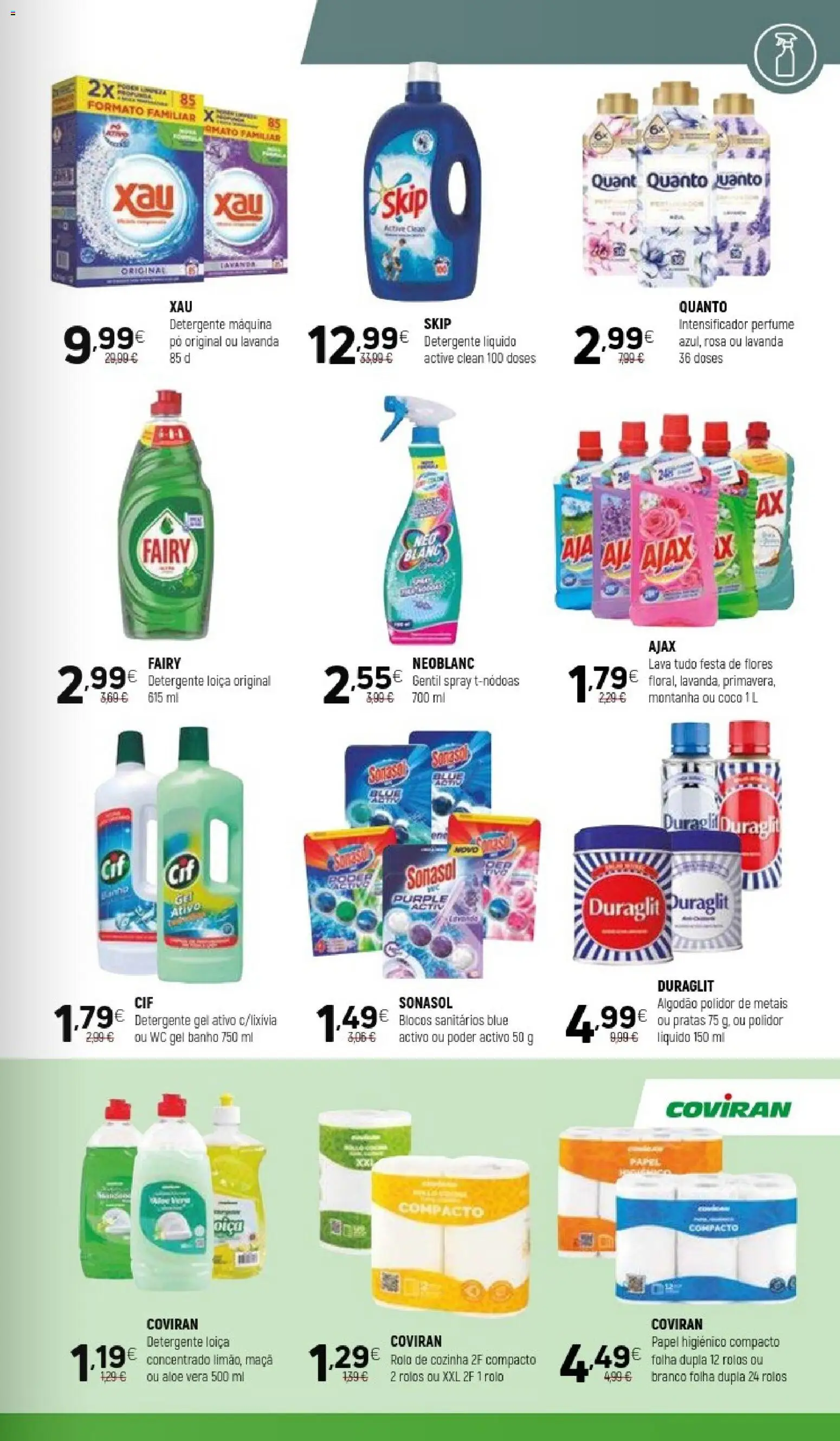 Coviran - folheto │ válido de 16.12.2025 | Página: 23 | Produtos: Papel higiénico, Algodão, Detergente, Banho