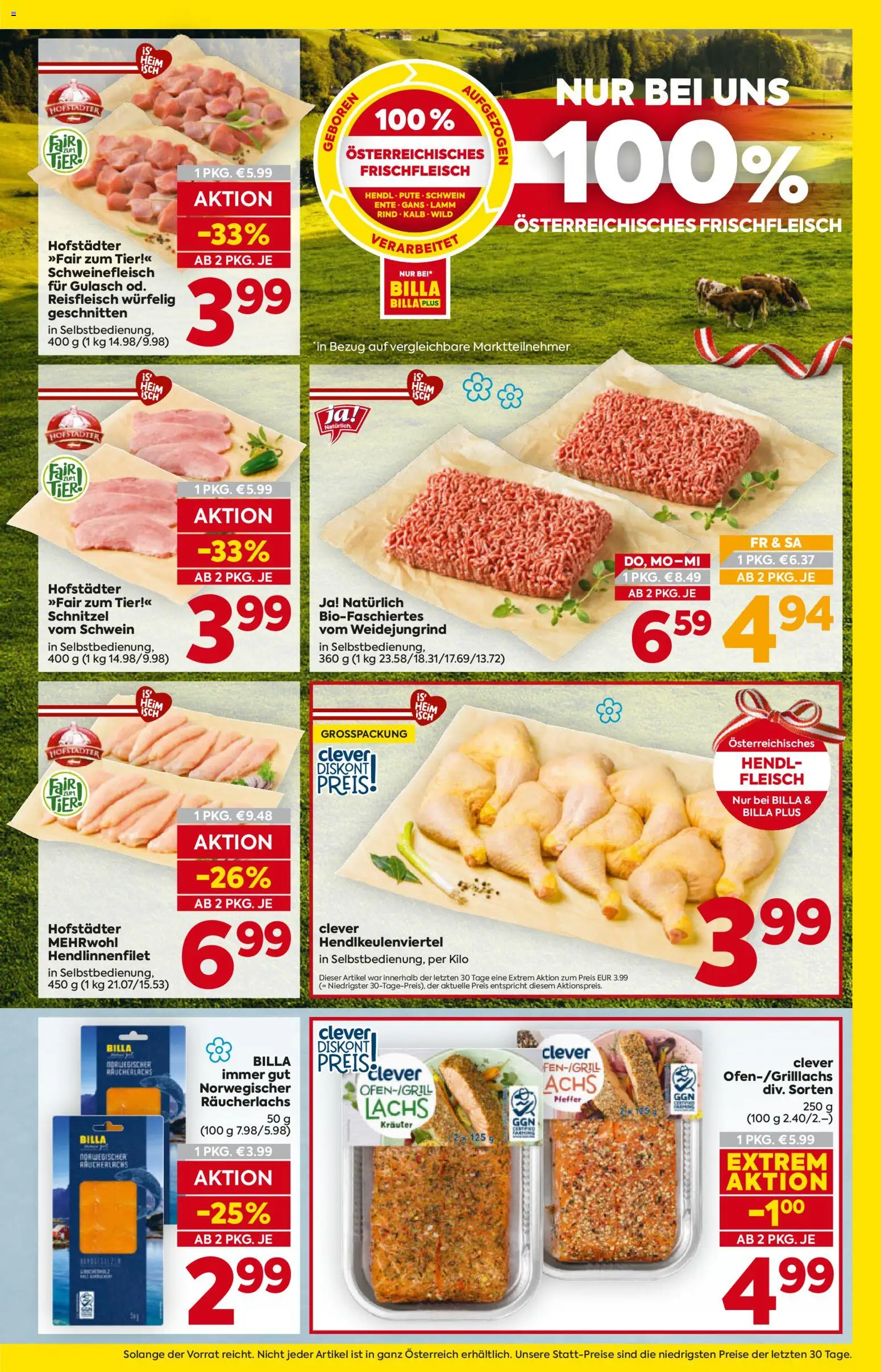 Billa Flugblatt - Steiermark gültig ab 26.02.2026 | Seite: 5 | Produkte: Pfeffer, Schweinefleisch