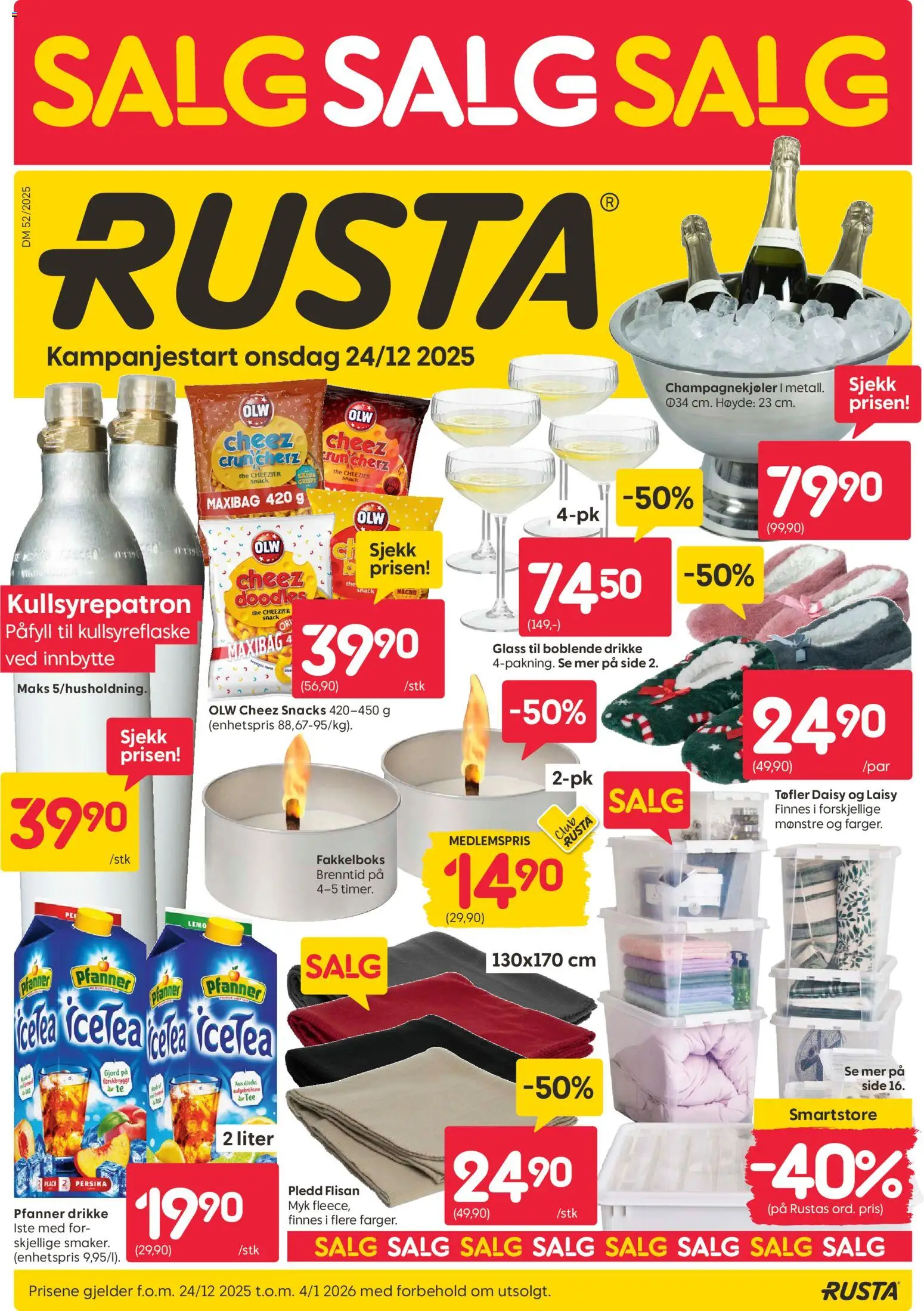 {H1} | Side: 1 | Produkter: Te, Glass, Tøfler, Iste