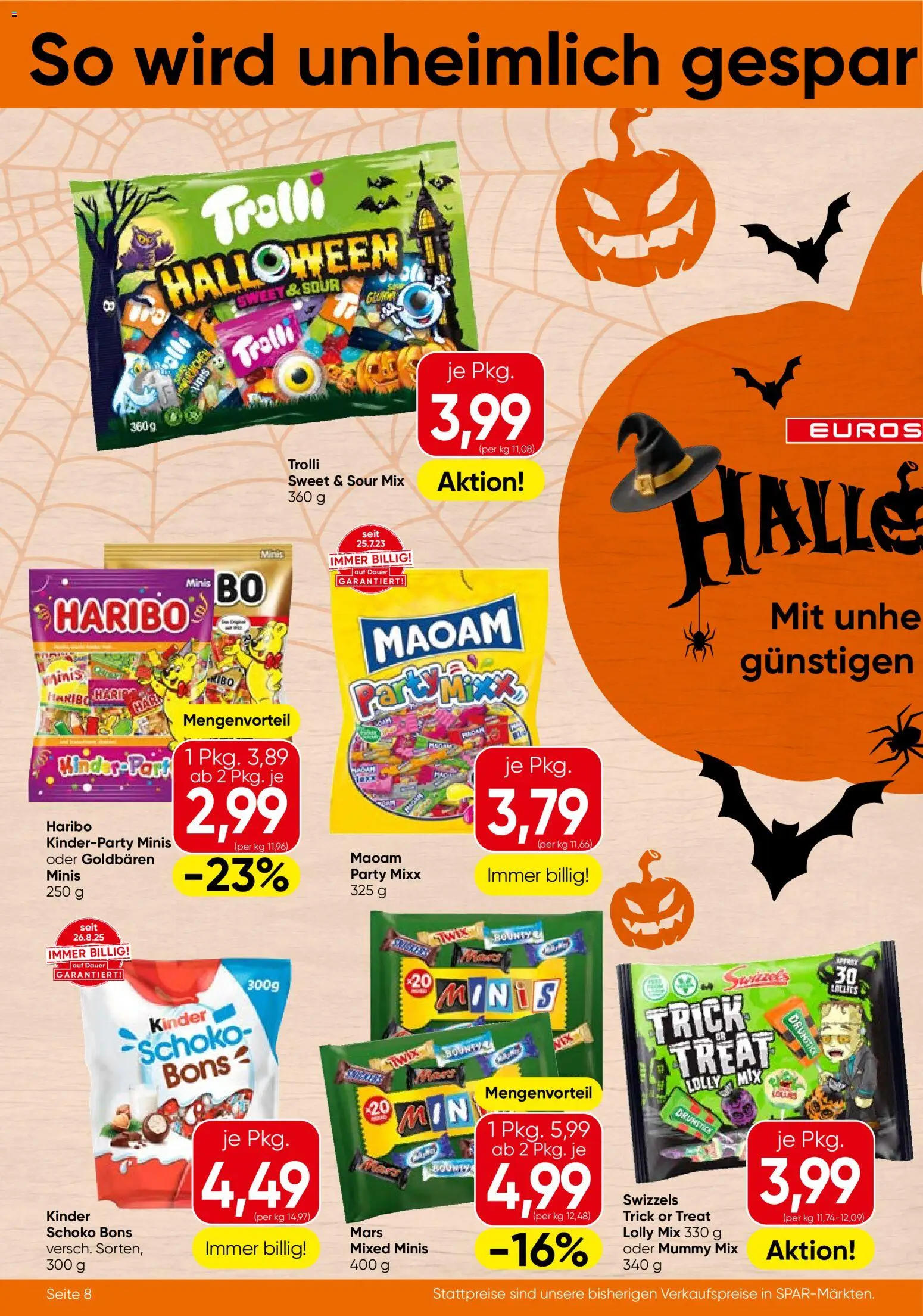 Eurospar Flugblatt gültig ab 23.10.2025 | Seite: 8