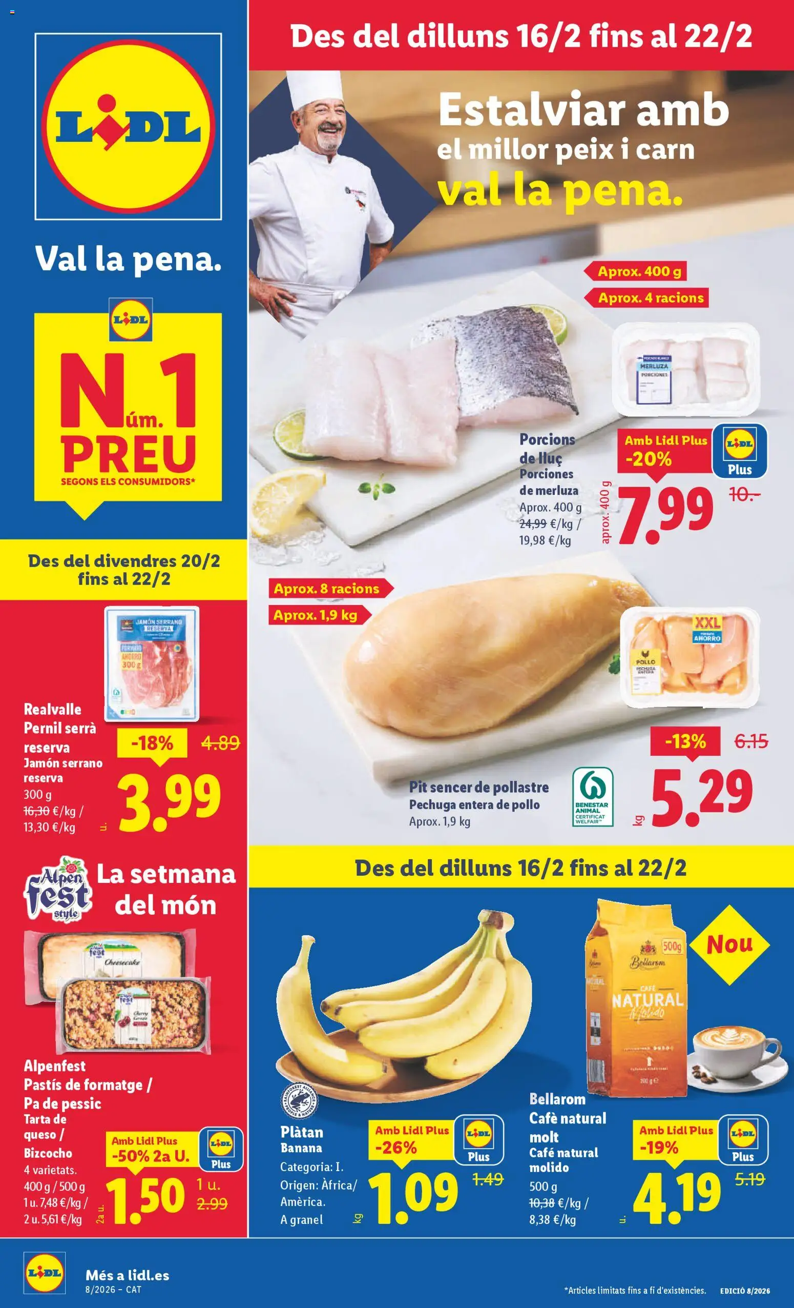 Lidl folleto │ válido desde el 16.02.2026 | Página: 1