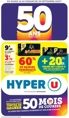 Hyper U - Prévisualisation de Hyper U catalogue valide à partir de 16.09.2025