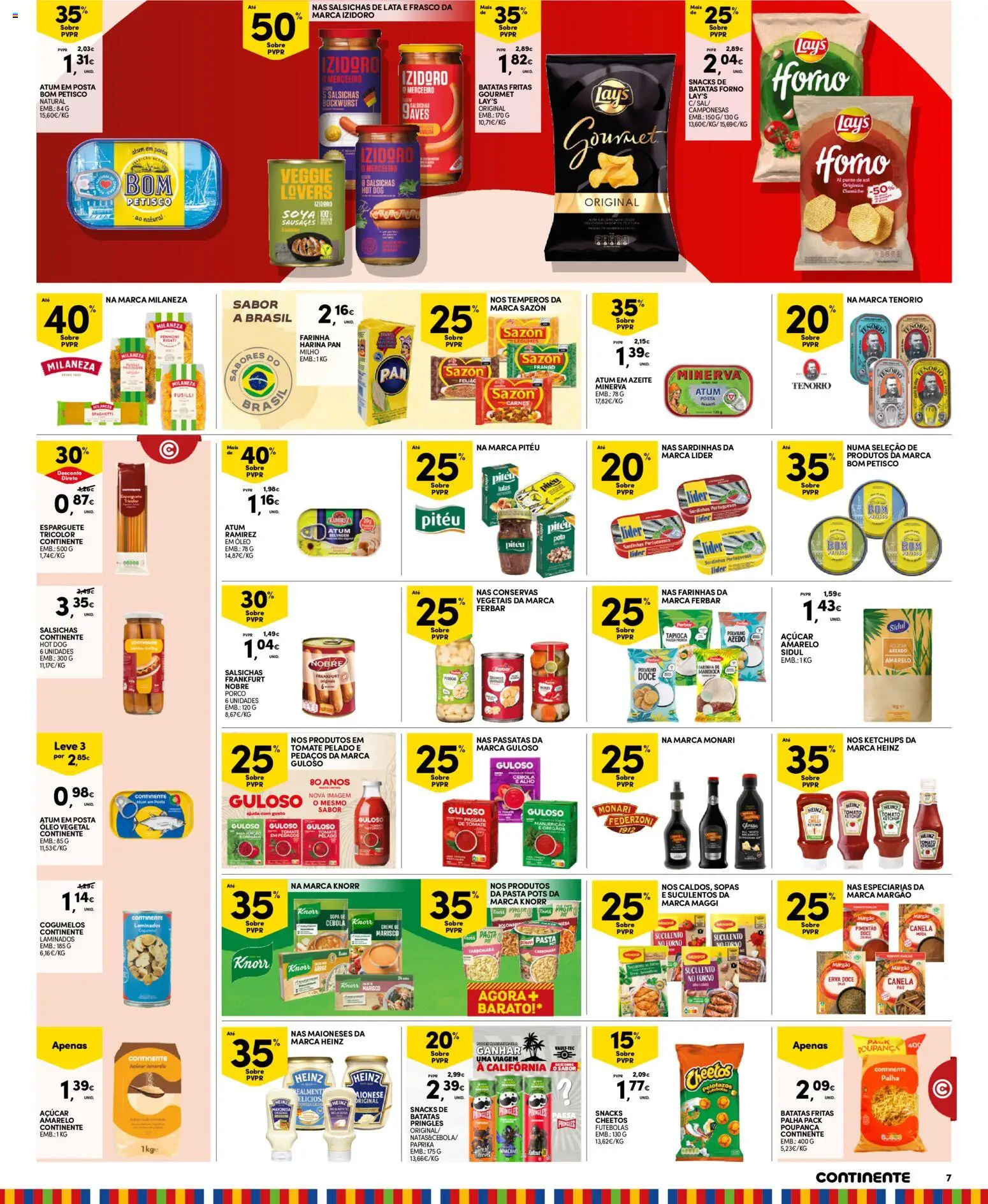 Continente - Madeira Folheto Semanal │ válido de 24.02.2026 | Página: 7 | Produtos: Frango, Sardinhas, Óleo, Açúcar