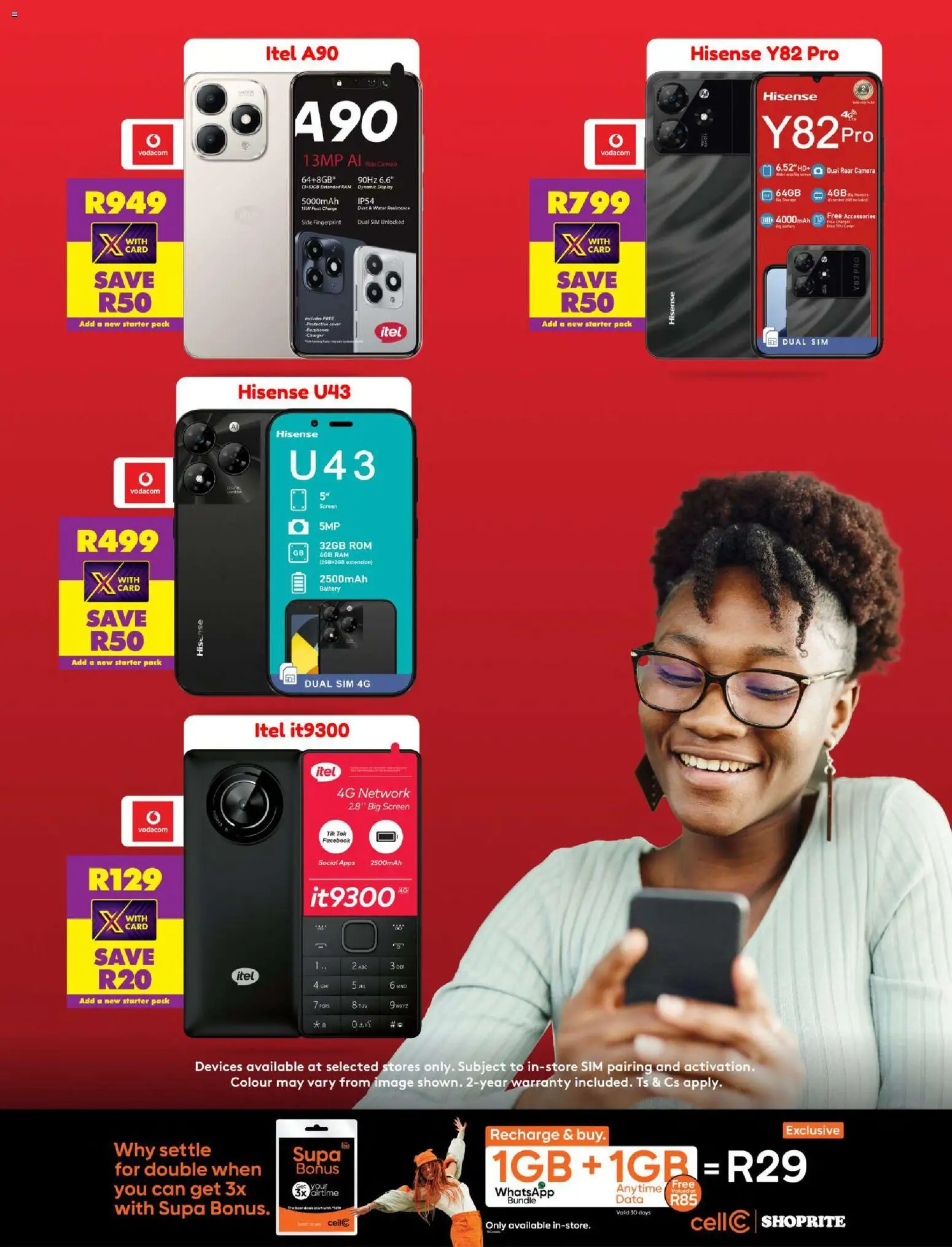 New Shoprite catalogue – valid from 23.02.2026 | Page: 2 | Products: Data, Cover, Earphones, Battery