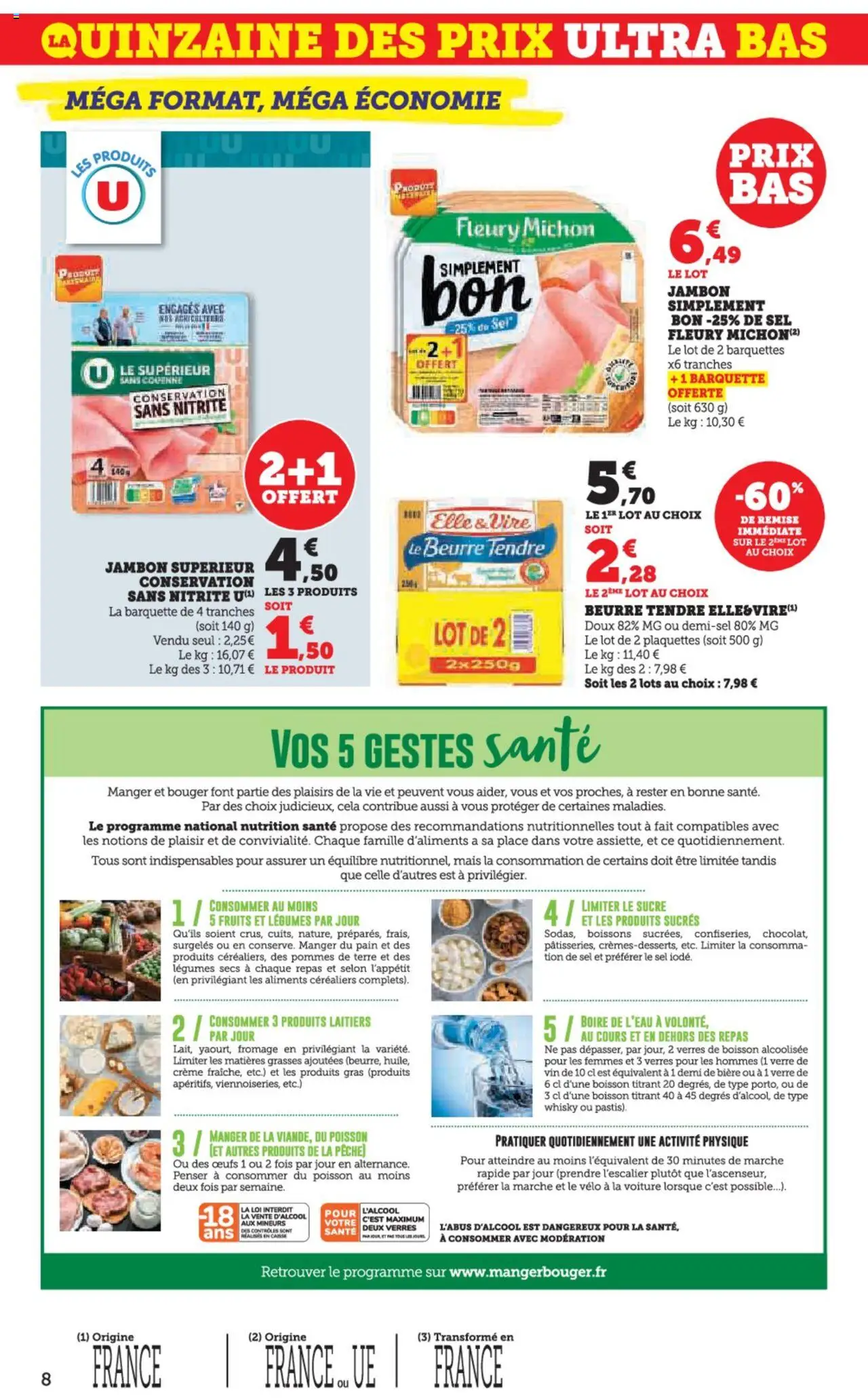  | Page: 8 | Produits: Sucre, Poisson, Crème, Pommes de terre