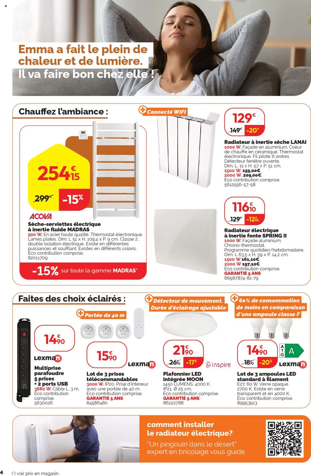  | Page: 4 | Produits: USB, Plafonnier, Prise, Radiateur