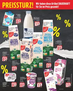 EDEKA VOLL MILCH, Vollmilch, pasteurisiert, homogenisert mindestens 3.8% Pett, långer haltbar 1L ab 24.11.2025 gültig | Seite: 18