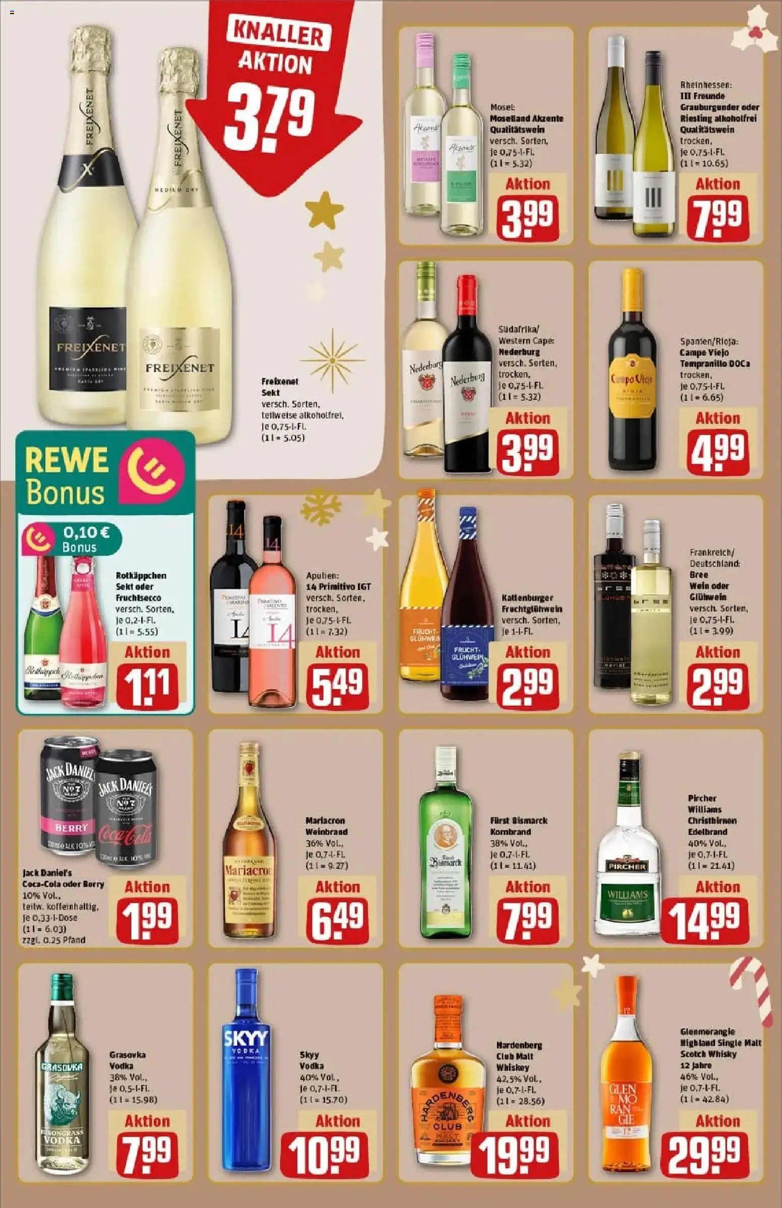 Rewe prospekt Hildesheim	 – gültig ab 23.11.2025 | Seite: 22 | Produkte: Rotkappchen sekt, Coca cola, Fruchtsecco, Vodka