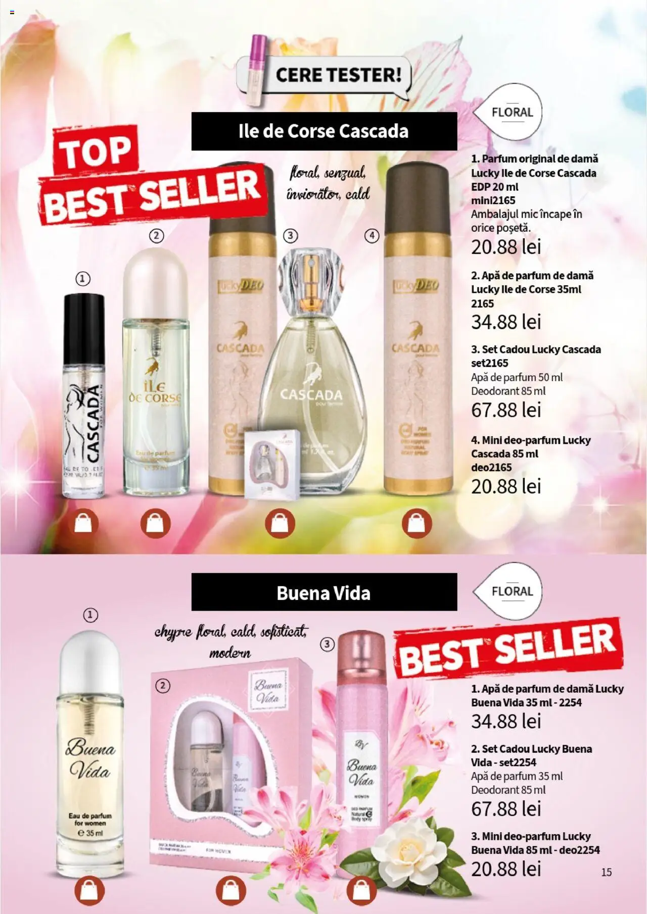 Catalog Lady’s – valabil de la 01.08.2025 | Pagină: 15 | Produse: Apă de parfum, Parfum, Deodorant, Apă