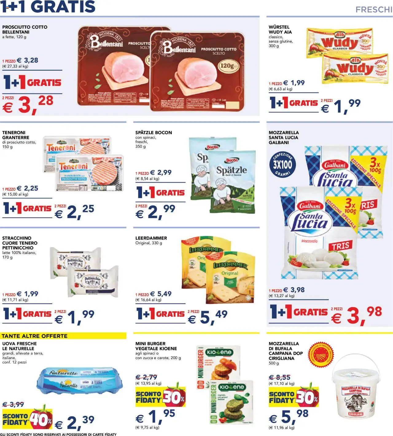 Volantino Esselunga S del 28.08.2025 | Pagina: 2 | Prodotti: Prosciutto Cotto, Latte, Spinaci, Terra