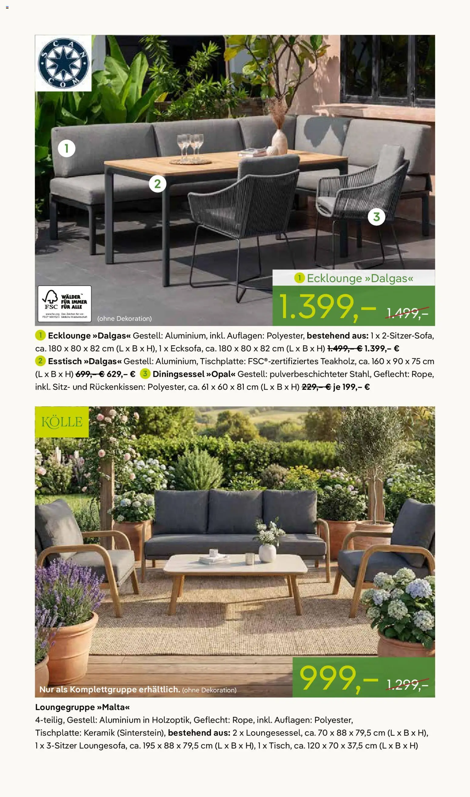 Pflanzen-Kölle Prospekt 	 – gültig ab 07.04.2026 | Seite: 12 | Produkte: Esstisch