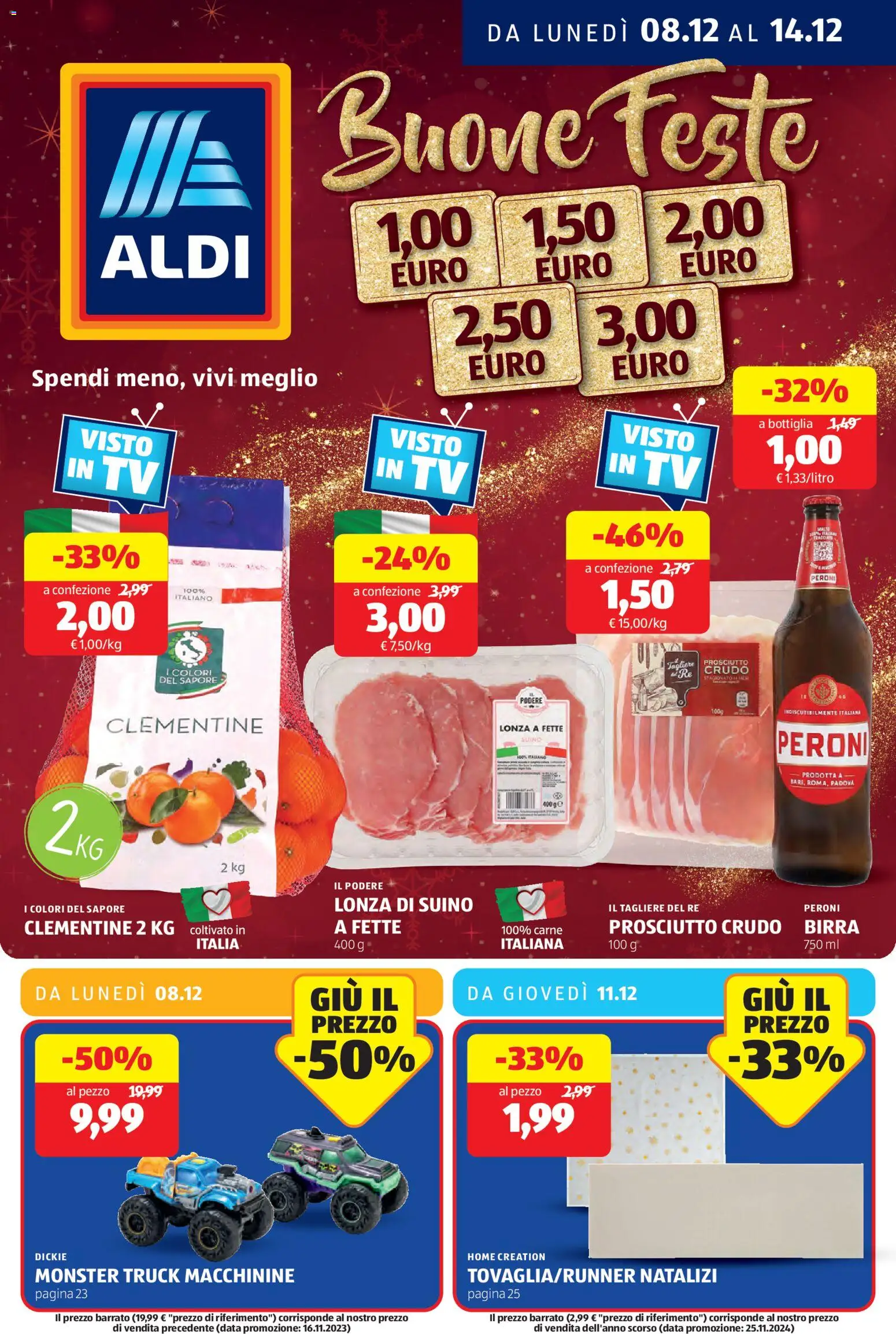 Volantino Aldi del 08.12.2025 | Pagina: 1
