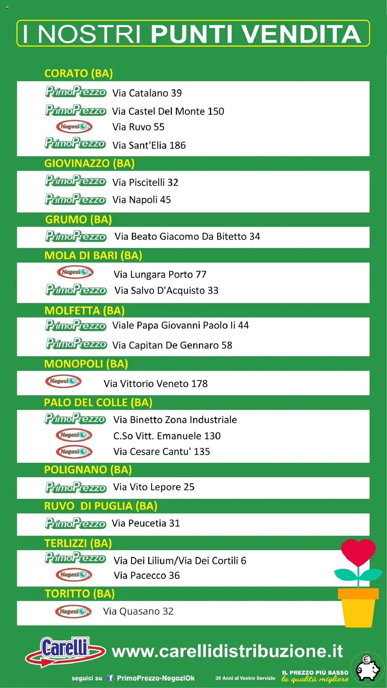 Volantino Primo Prezzo del 18.09.2025 | Pagina: 47