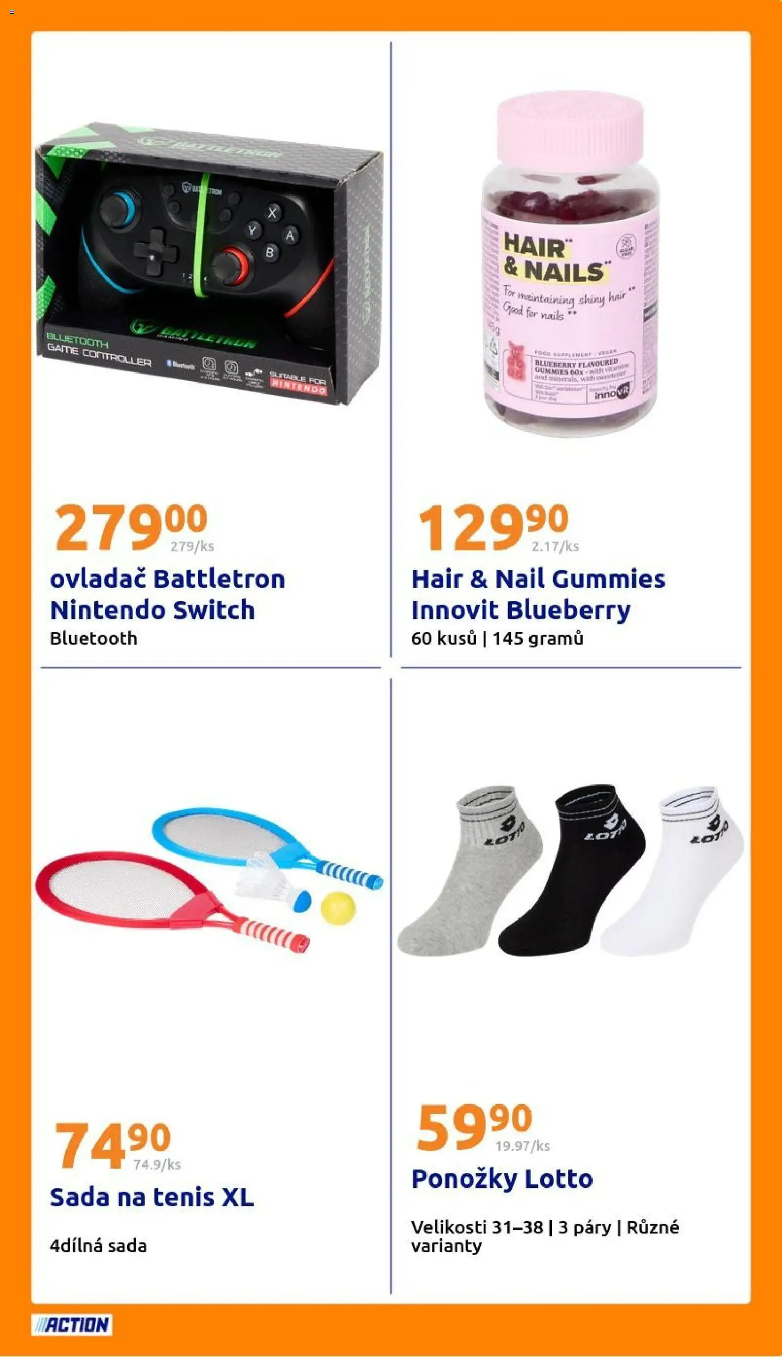 Action leták od 08.04.2026 | Strana: 19 | Produkty: Ponožky