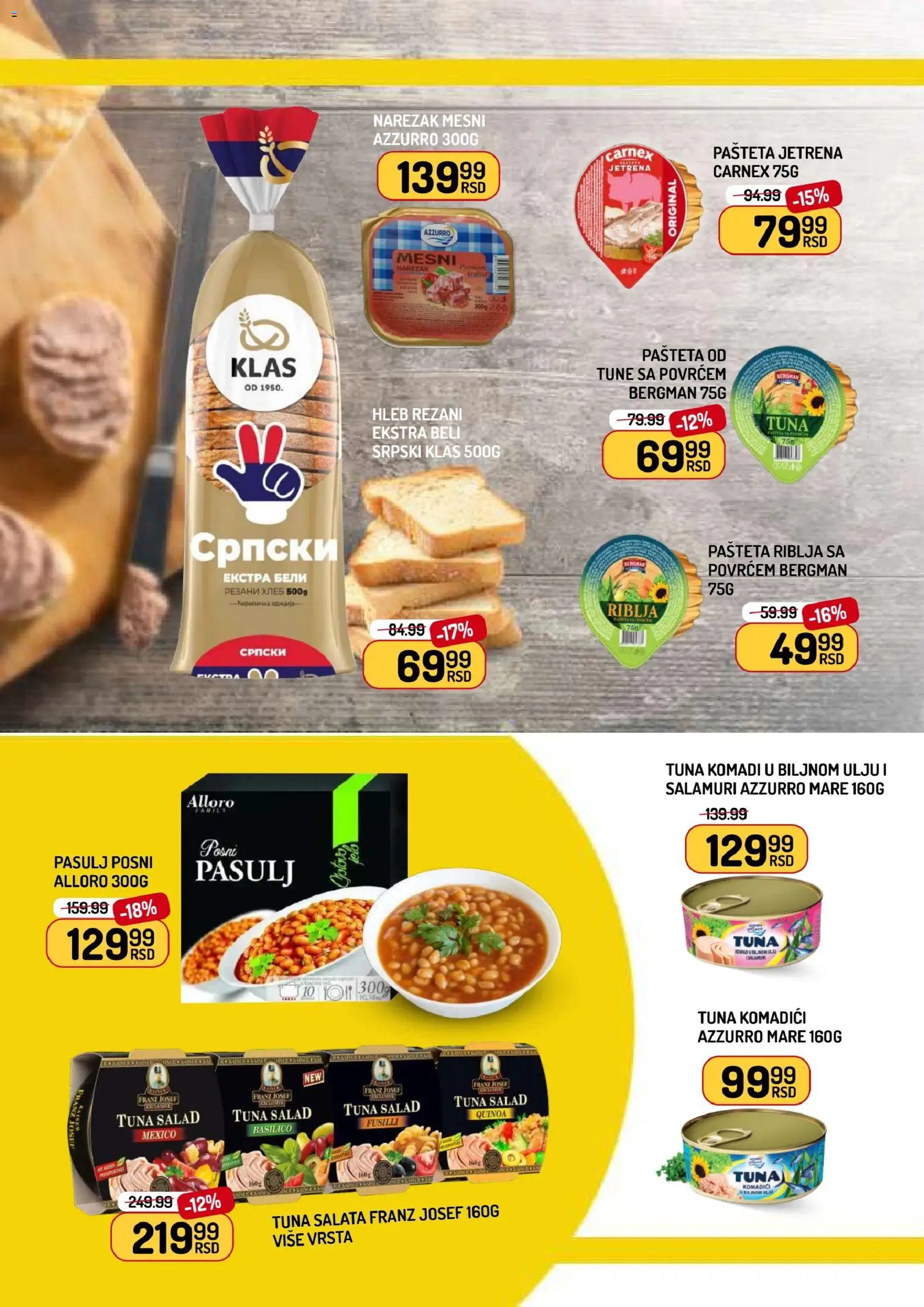 Aman katalog - važi od 06.03.2026 | Strana: 4 | Proizvode: Pasulj, Salata, Quinoa, Mesni narezak