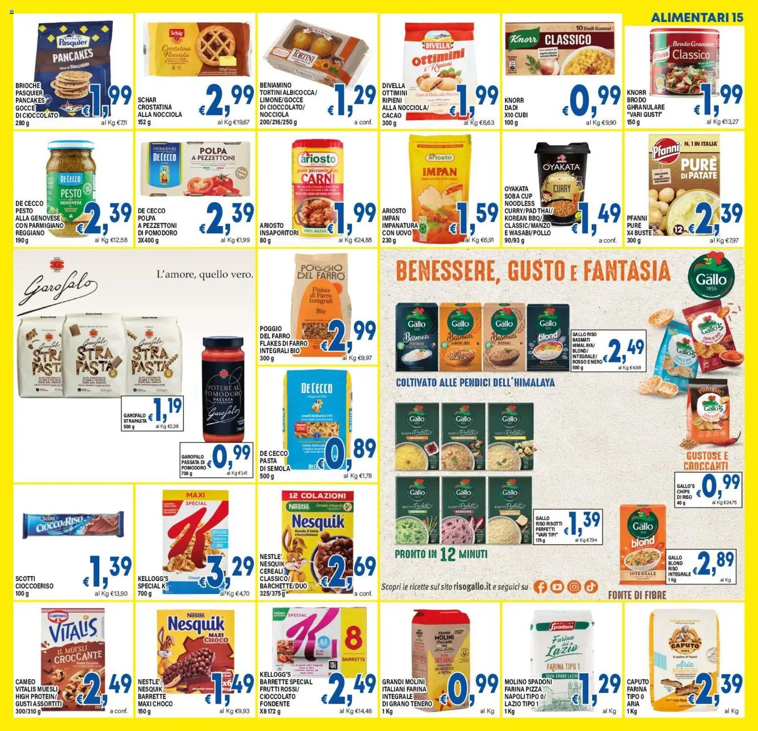 Volantino DEM del 25.02.2026 | Pagina: 15 | Prodotti: Muesli, Pizza, Cereali, Parmigiano