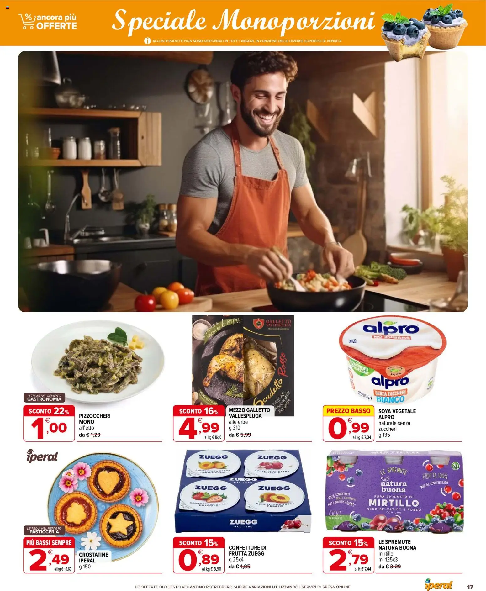 Volantino Iperal del 05.03.2026 | Pagina: 17 | Prodotti: Frutta, Crostatine, Uva