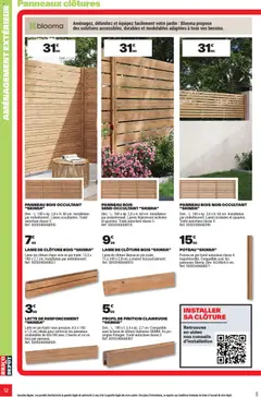 Brico Dépôt - Prévisualisation de Brico Dépôt - L'officiel du bricolage valide à partir de 25.03.2026 | Page: 12 | Produits: Vidéo, Clôture