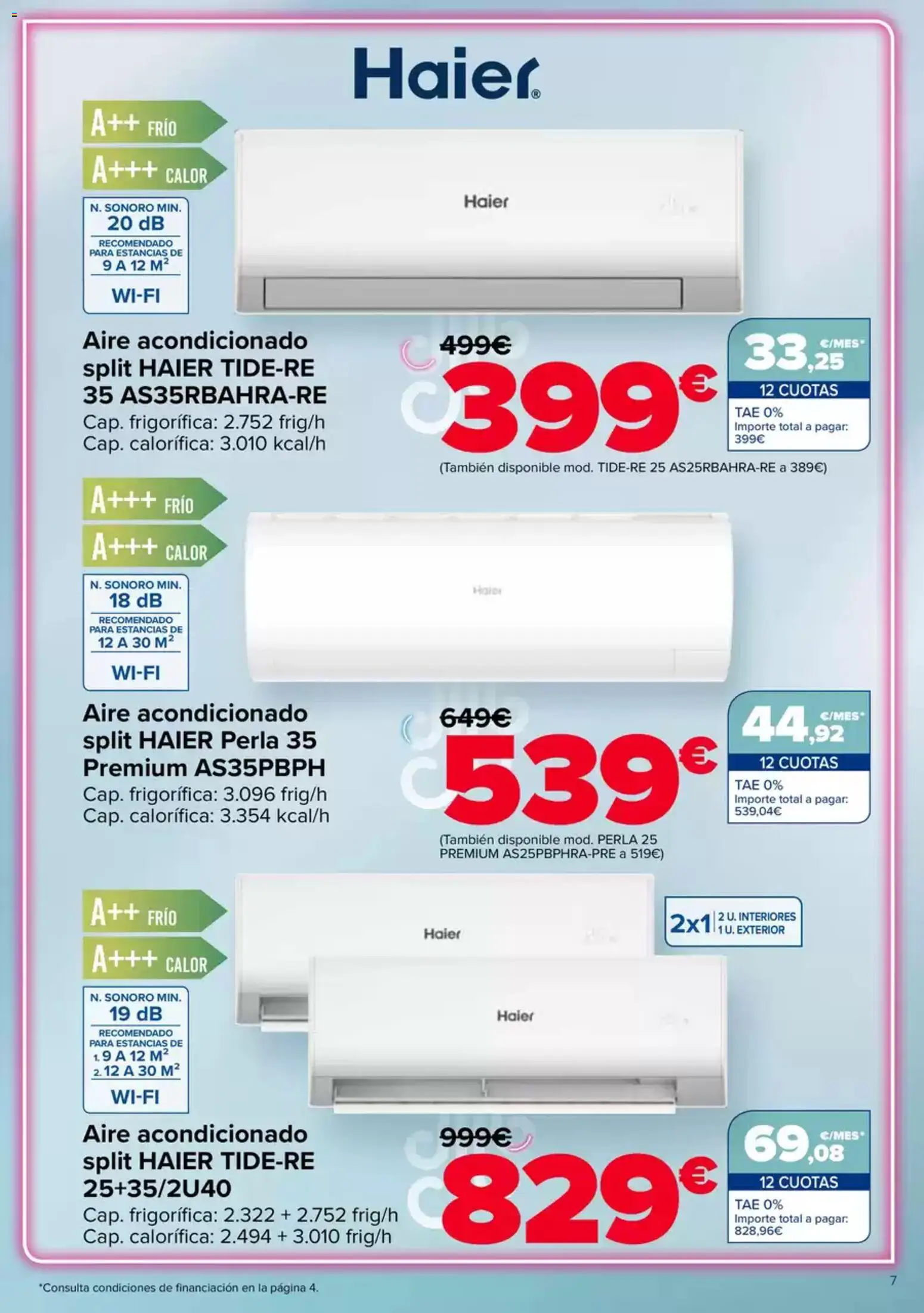 Carrefour Aire Acondicionado │ válido desde el 28.04.2026 | Página: 7 | Productos: Aire acondicionado