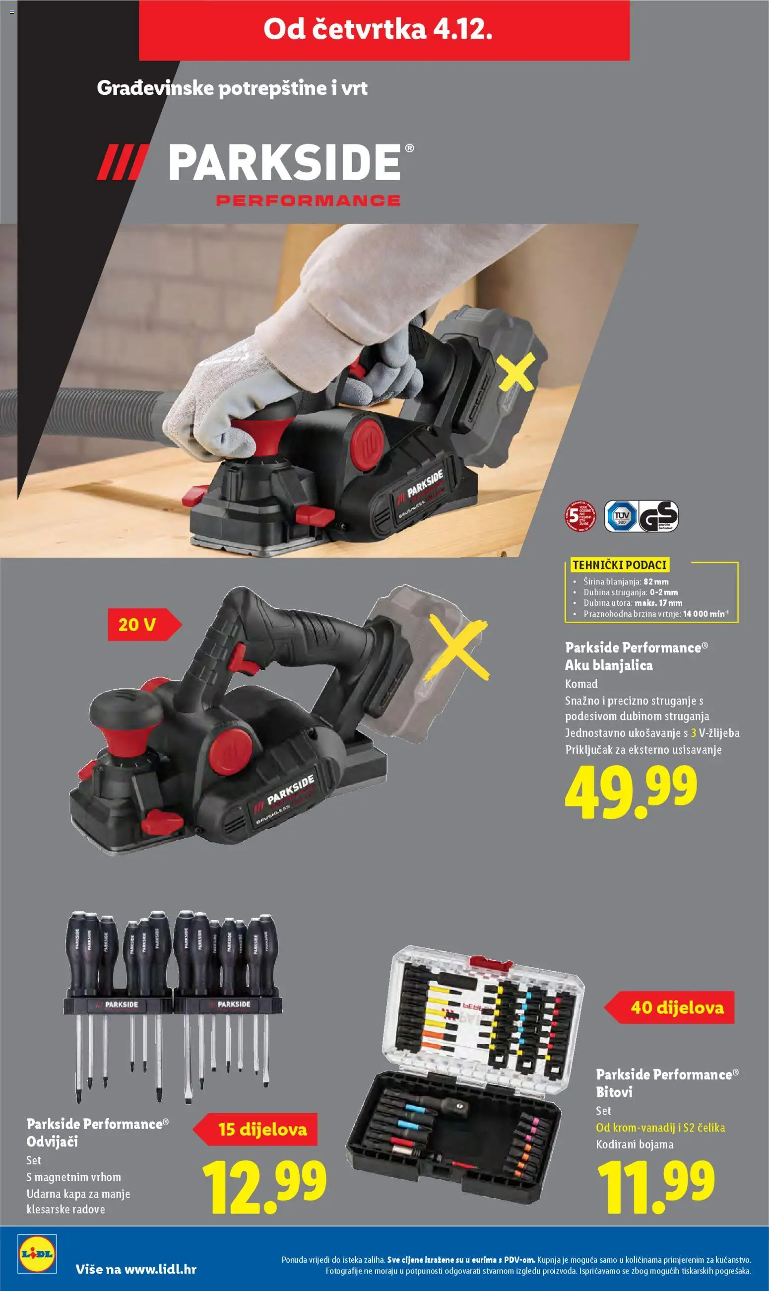 Lidl katalog | vrijedi od 01.12.2025 | Stranica: 58 | Proizvodi: Kapa, Parkside