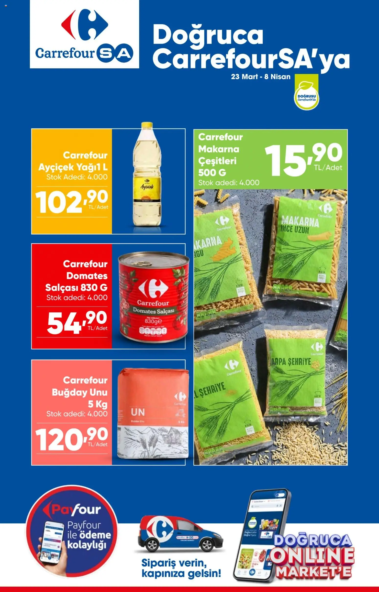 CarrefourSA Katalog - 23.03.2026 tarihinden itibaren geçerlidir | Sayfa: 1