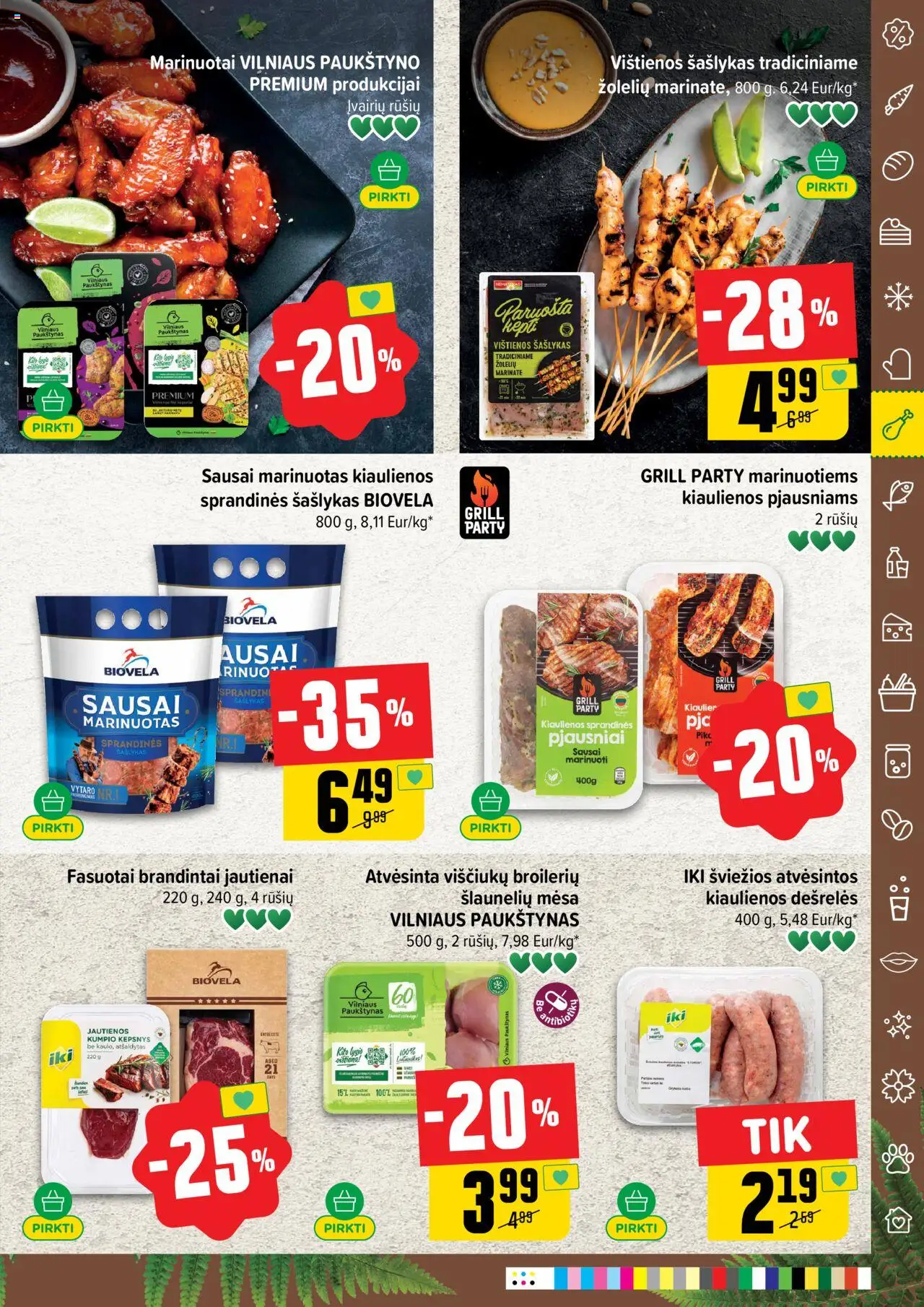IKI leidinys│galioja nuo 16.06.2025 | Puslapis: 21 | Prekių: Vištienos, Kiaulienos, Jautienos, Dešrelės