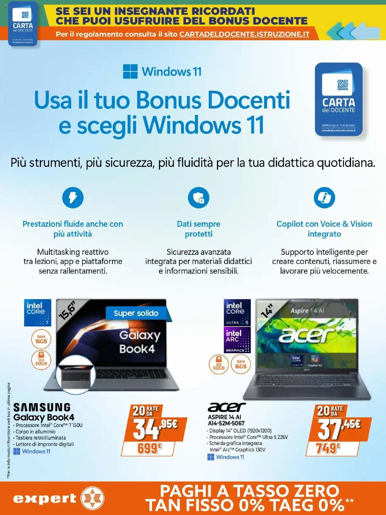 Volantino Expert del 23.04.2026 | Pagina: 20 | Prodotti: Tastiera, Alluminio, Samsung