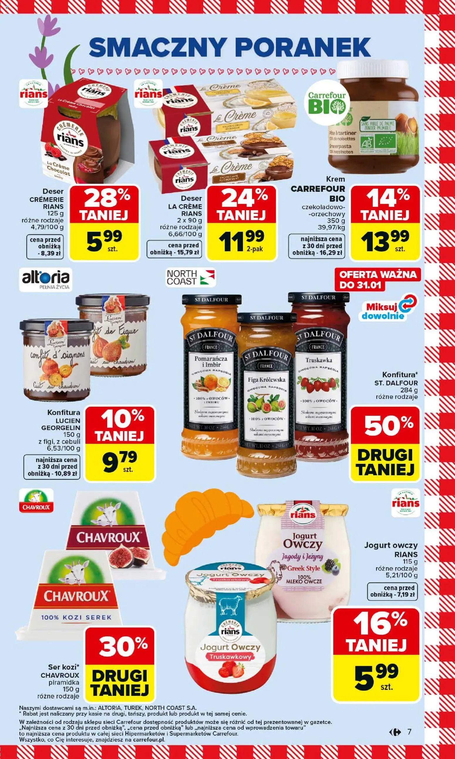 Carrefour Gazetka od 26.01.2026 | Strona: 9 | Produkty: Imbir, Jeżyny, Ser, Jogurt