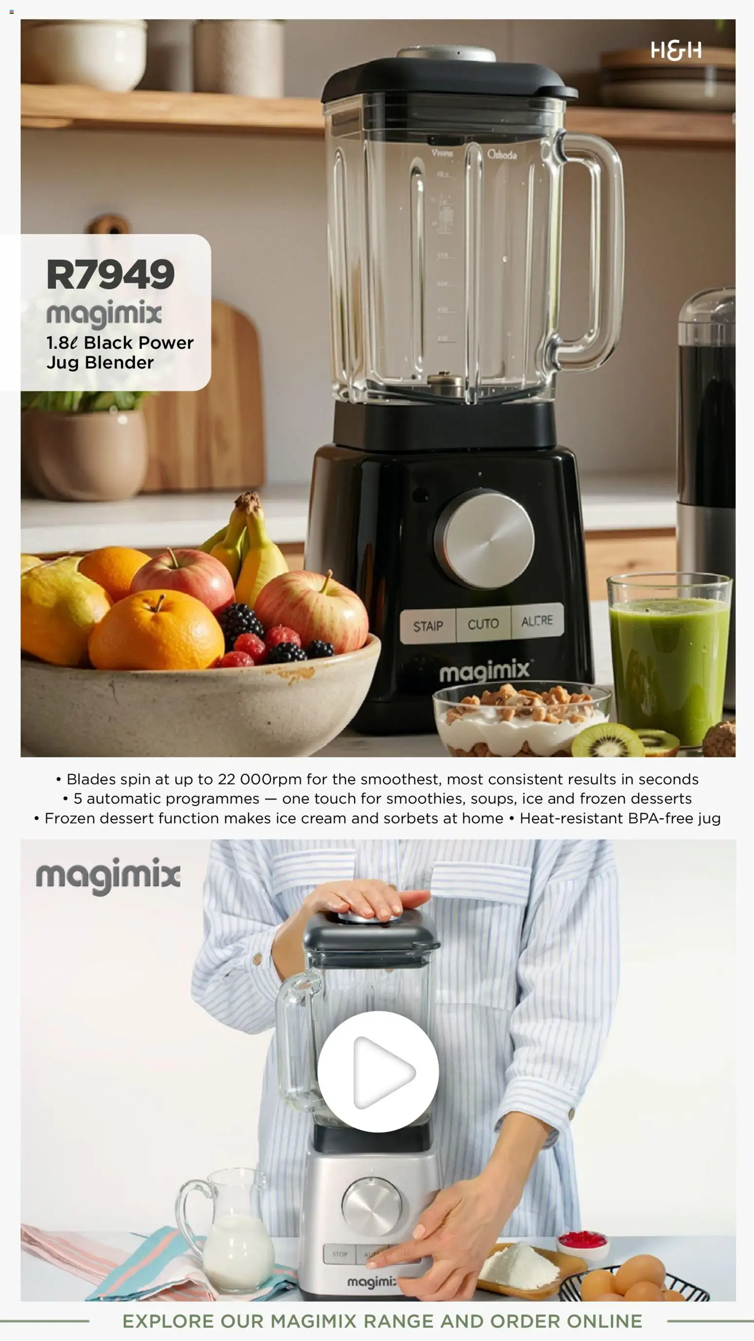 New House and Home catalogue – valid from 30.03.2026 | Page: 5 | Products: Blender, Cream, Ice cream