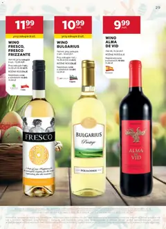 Pogląd oferty "Stokrotka gazetka - Oferta alkoholowa" - ważna od 19.03.2026 | Strona: 29 | Produkty: Stokrotka, Wino, Fresco, Alkohol